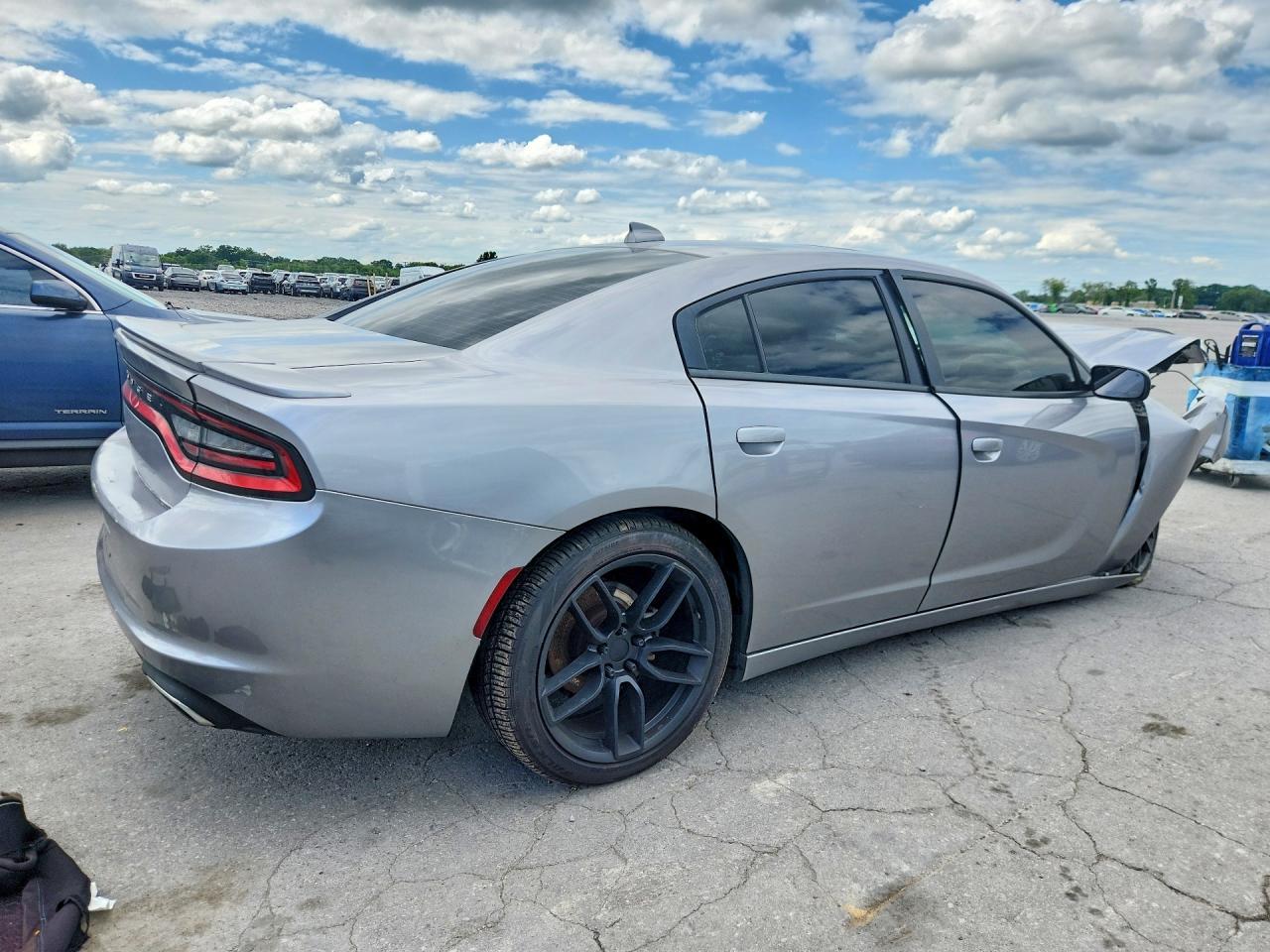 2015 Dodge Charger Sxt Silver vin: 2C3CDXHG6FH863373