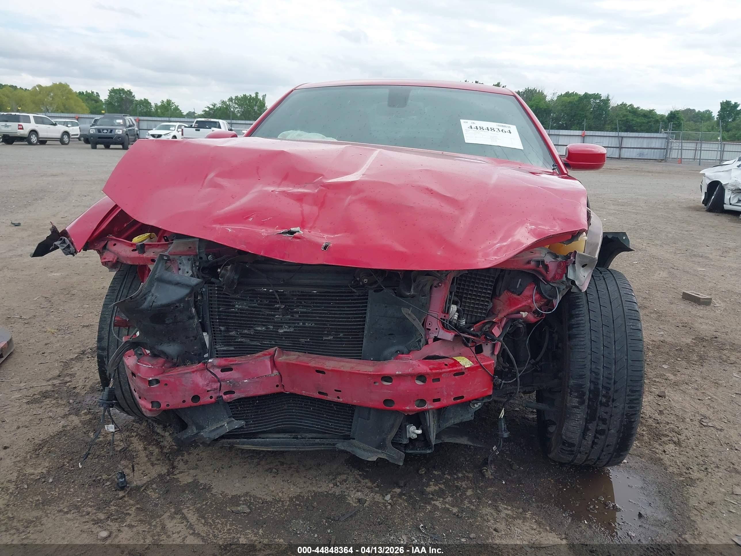 2015 Dodge Charger Sxt Red vin: 2C3CDXHG6FH897426