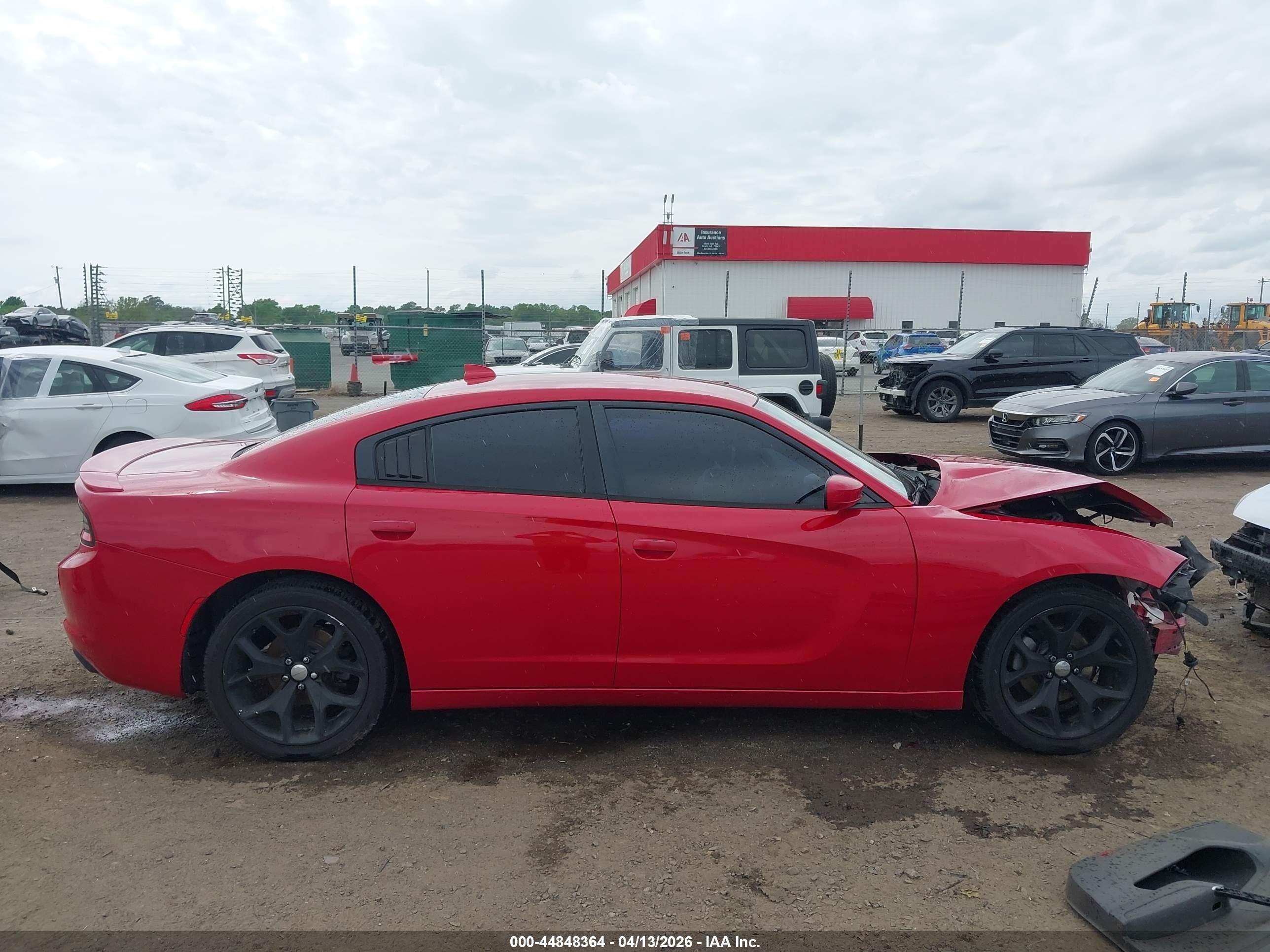 2015 Dodge Charger Sxt Red vin: 2C3CDXHG6FH897426