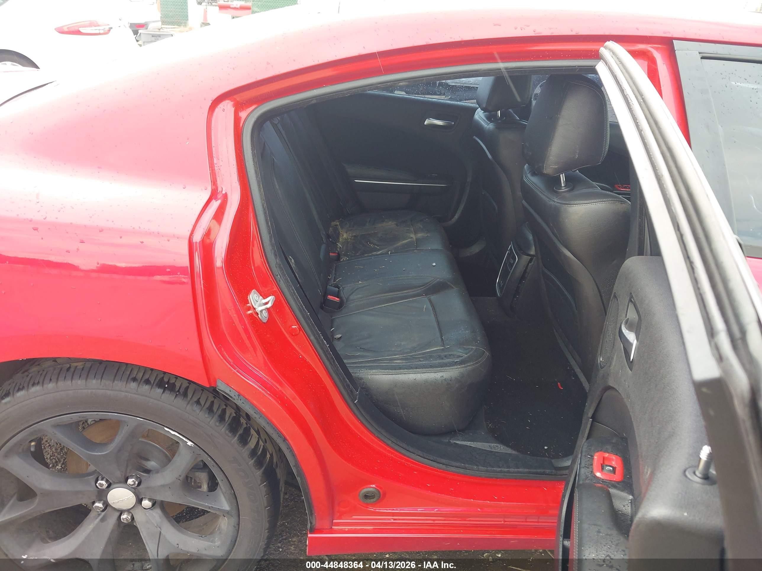 2015 Dodge Charger Sxt Red vin: 2C3CDXHG6FH897426
