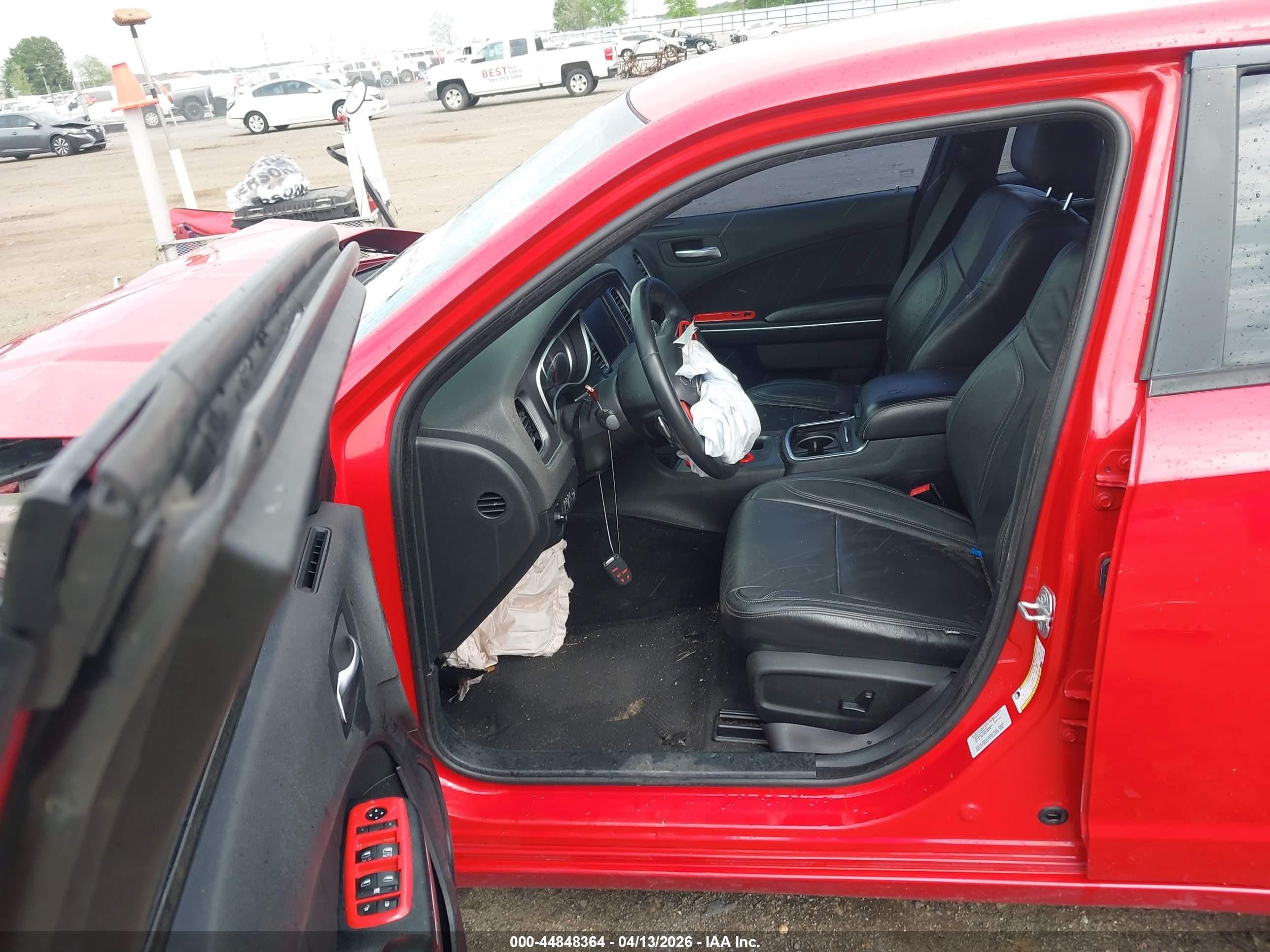 2015 Dodge Charger Sxt Red vin: 2C3CDXHG6FH897426