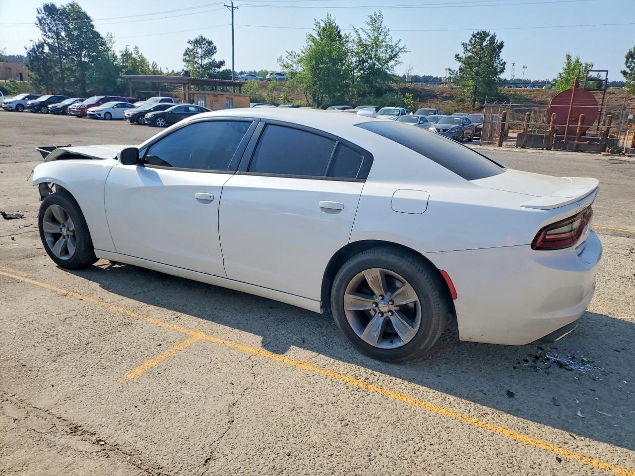 2016 Dodge Charger Sxt White vin: 2C3CDXHG6GH133769