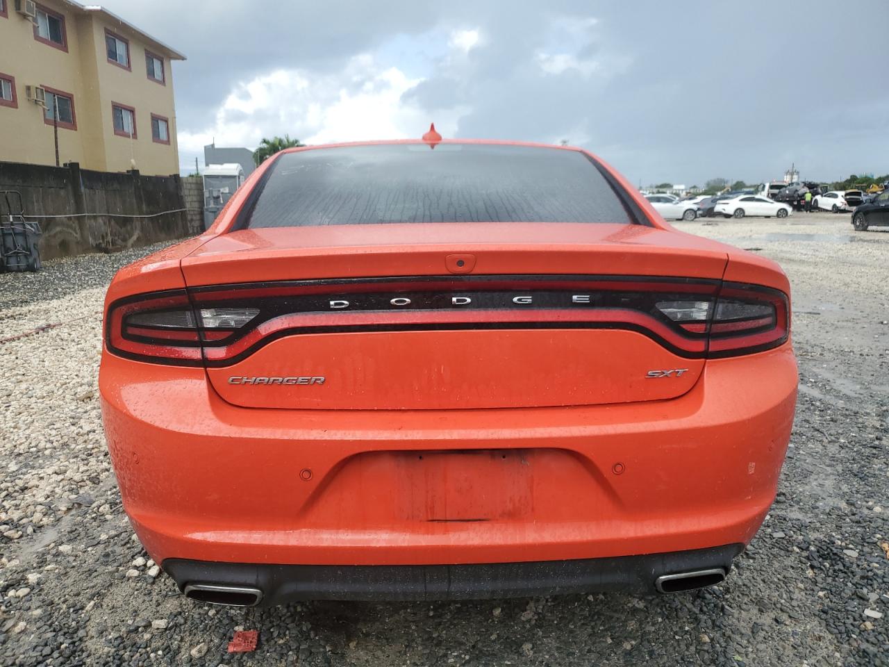 2016 Dodge Charger Sxt Orange vin: 2C3CDXHG6GH313124