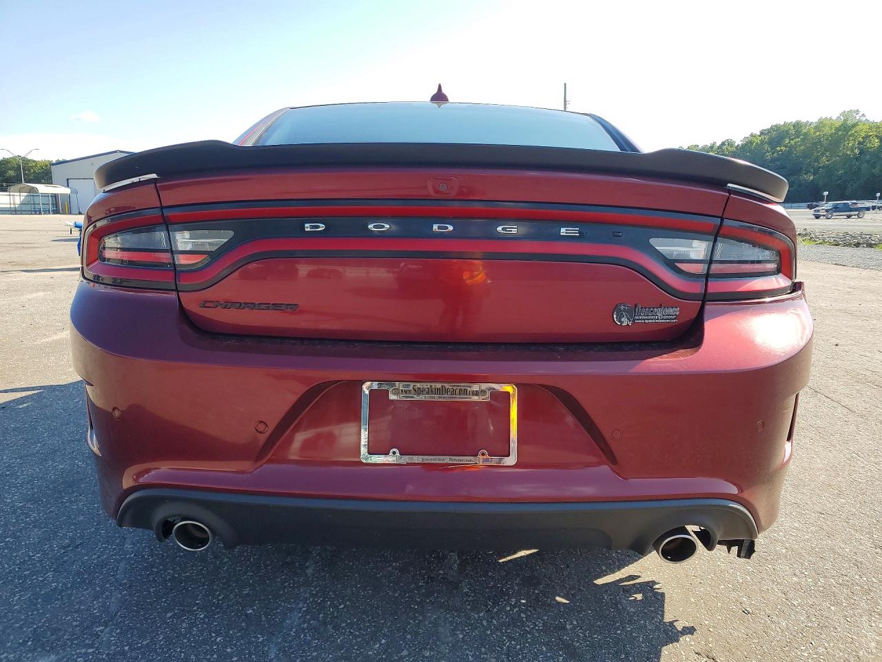 2018 Dodge Charger Sxt Plus Burgundy vin: 2C3CDXHG6JH230252