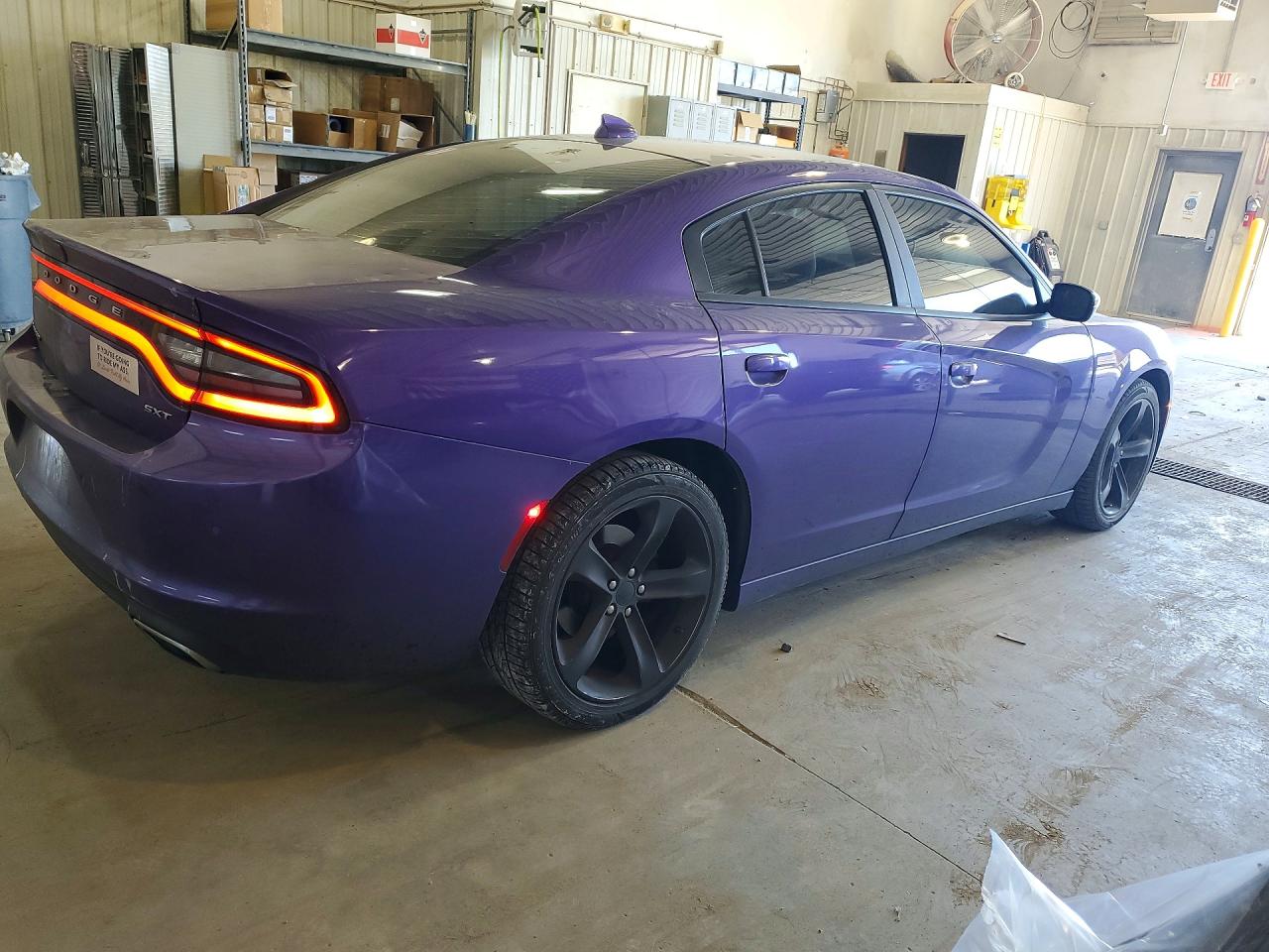 2018 Dodge Charger Sxt Plus Purple vin: 2C3CDXHG6JH313003
