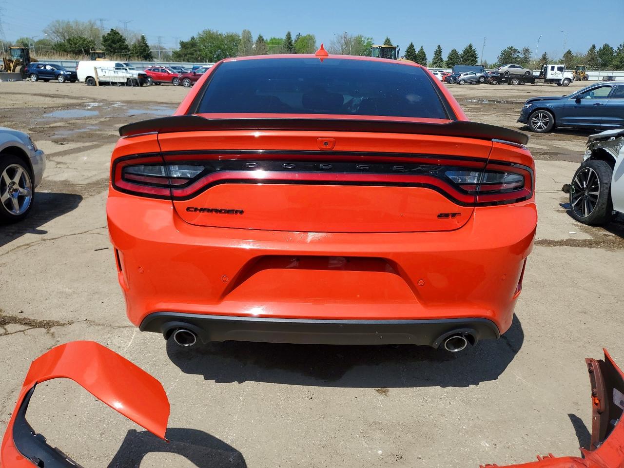 2021 Dodge Charger Gt Orange vin: 2C3CDXHG6MH600880