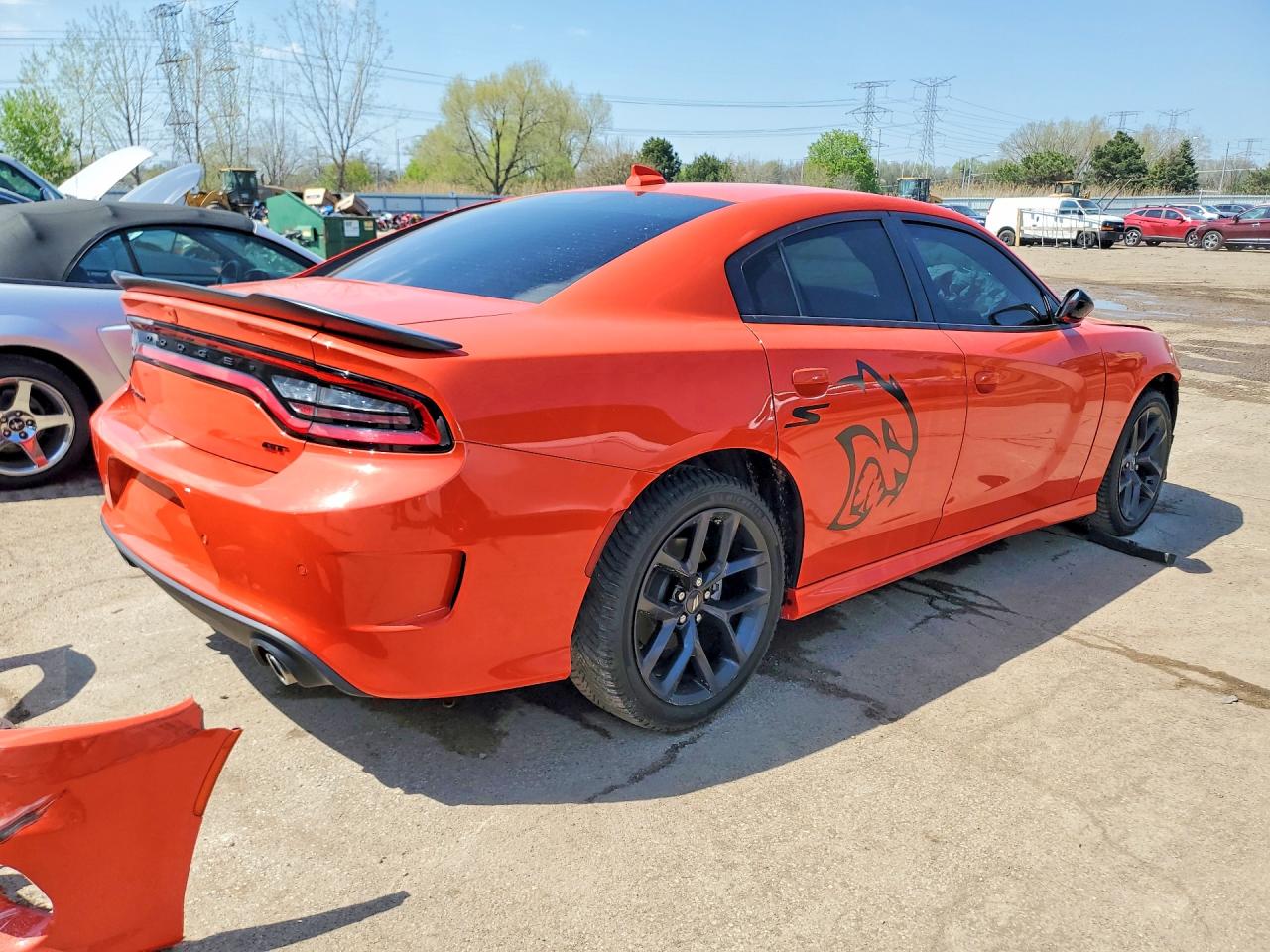 2021 Dodge Charger Gt Orange vin: 2C3CDXHG6MH600880