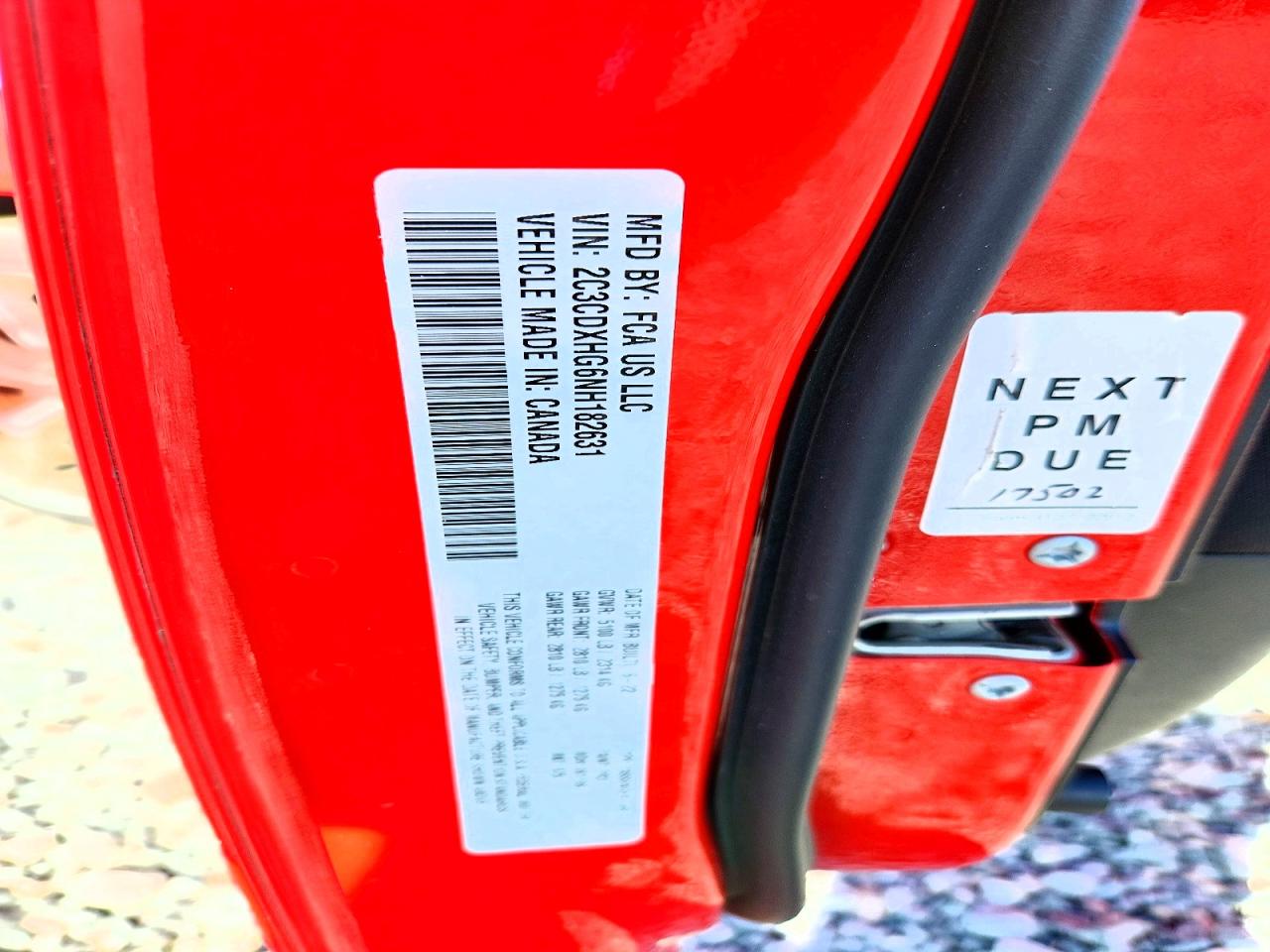 2022 Dodge Charger Gt Red vin: 2C3CDXHG6NH182631