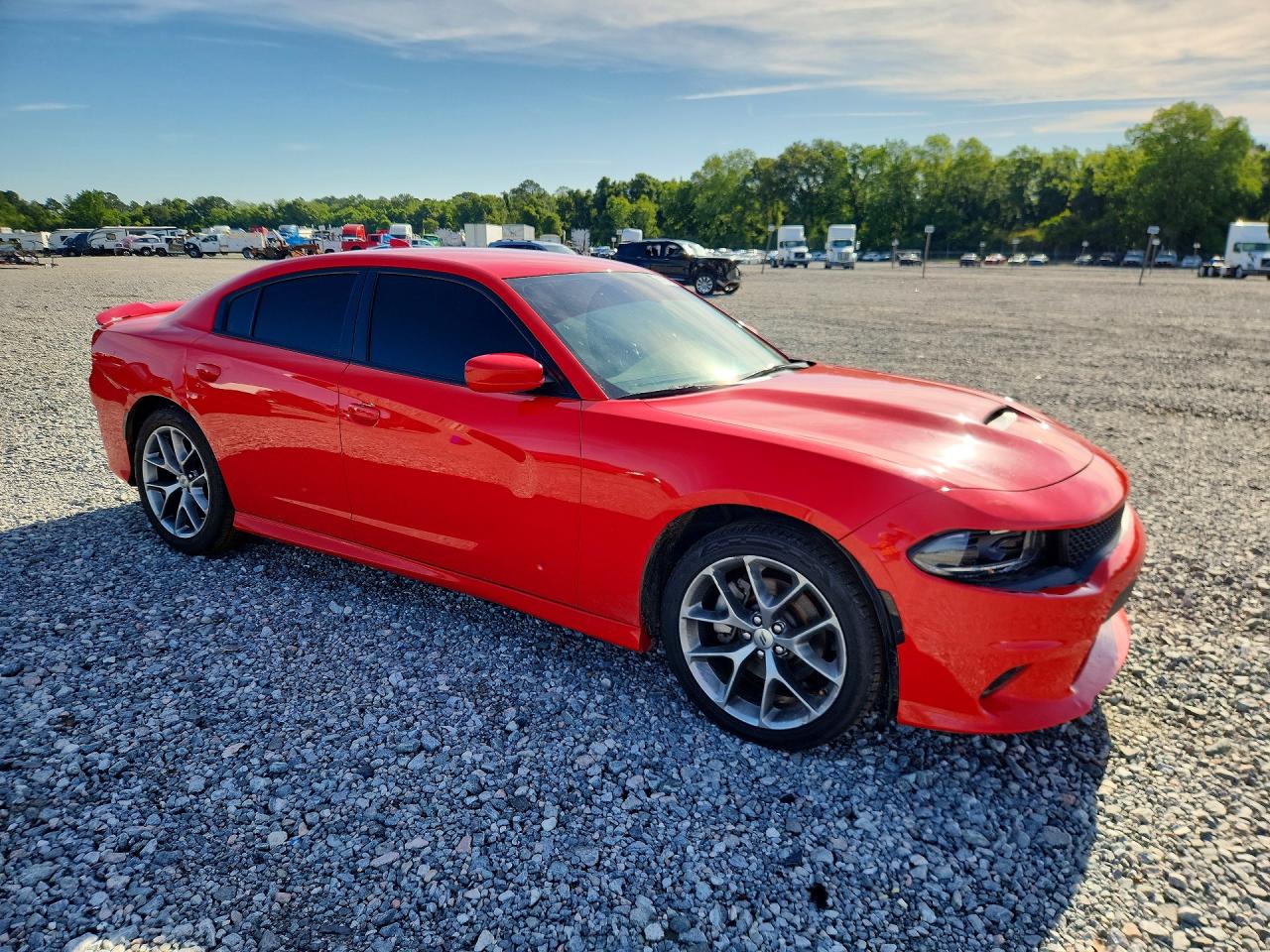 2022 Dodge Charger Gt Red vin: 2C3CDXHG6NH182631