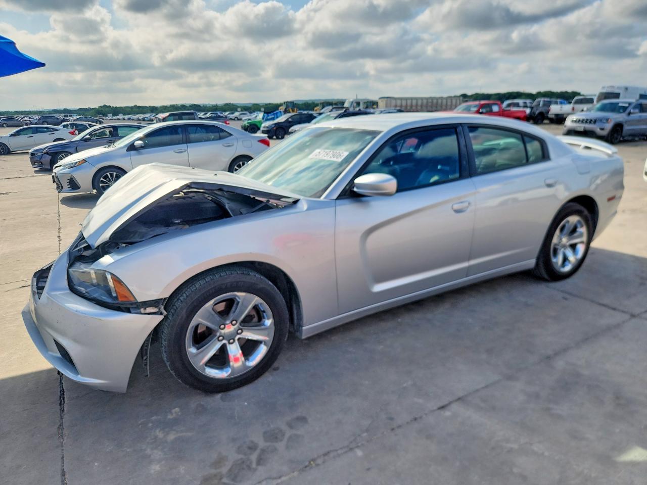 2012 Dodge Charger Sxt Silver vin: 2C3CDXHG7CH210112