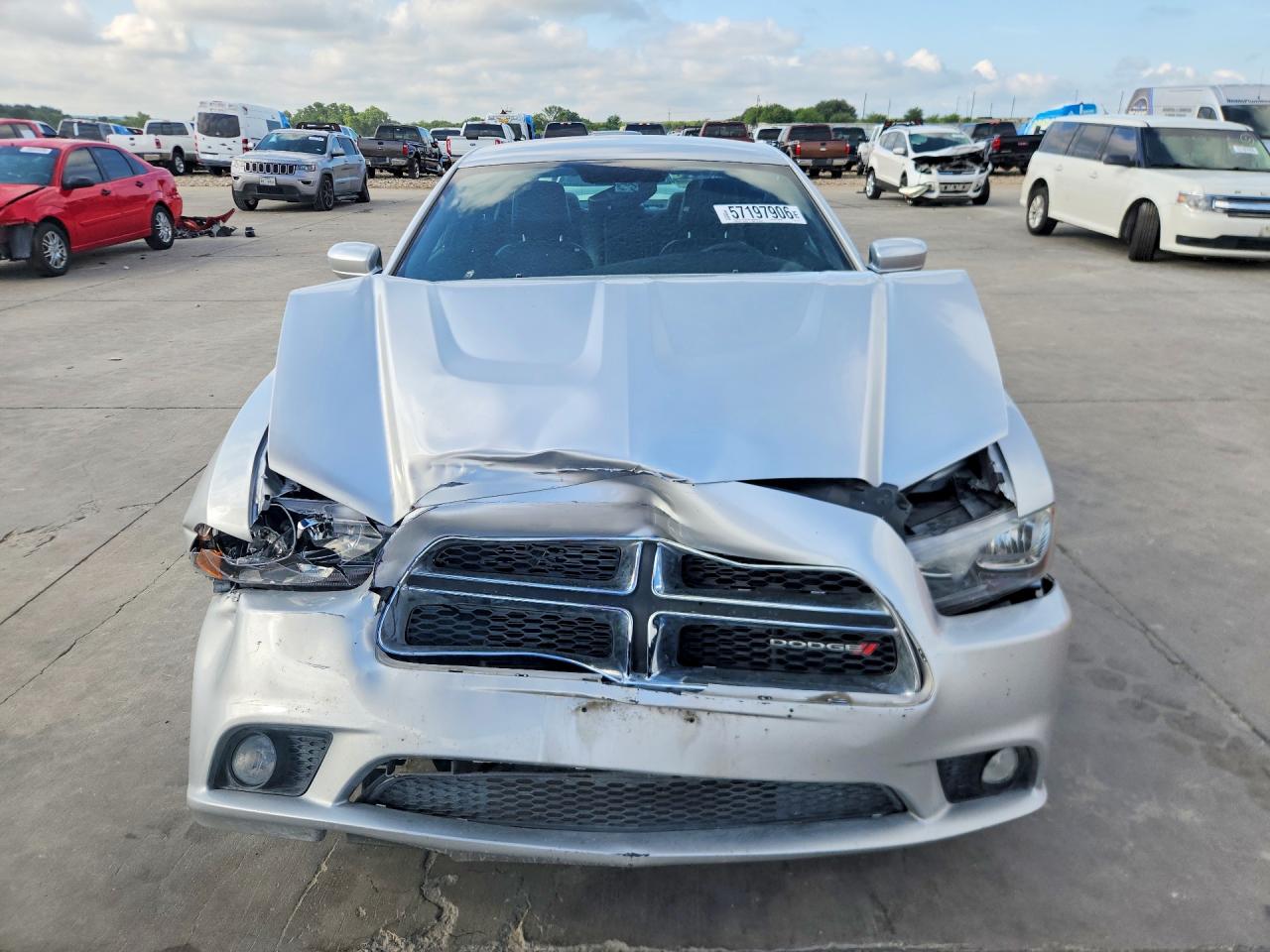 2012 Dodge Charger Sxt Silver vin: 2C3CDXHG7CH210112