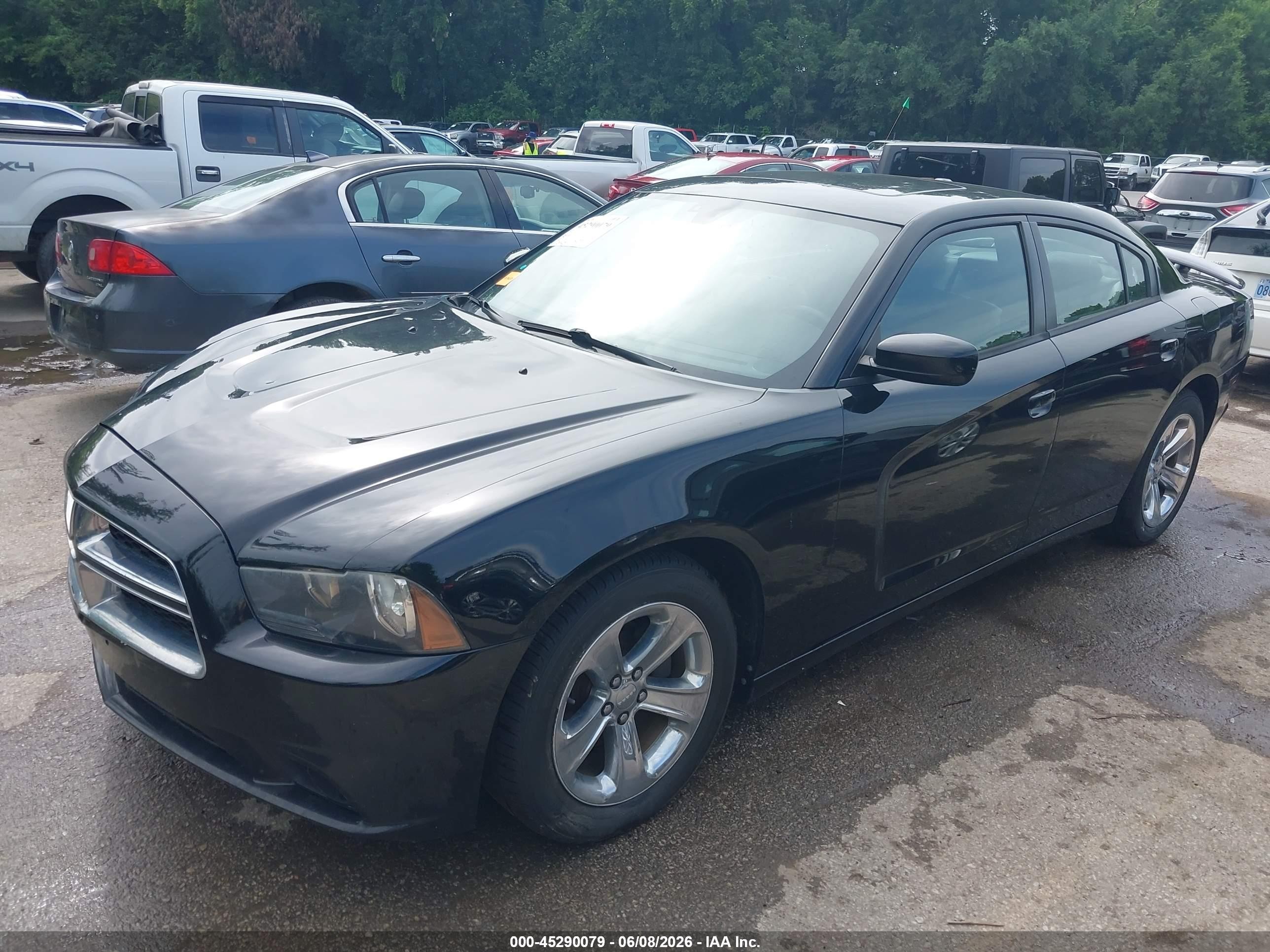 2012 Dodge Charger Sxt Black vin: 2C3CDXHG7CH272173