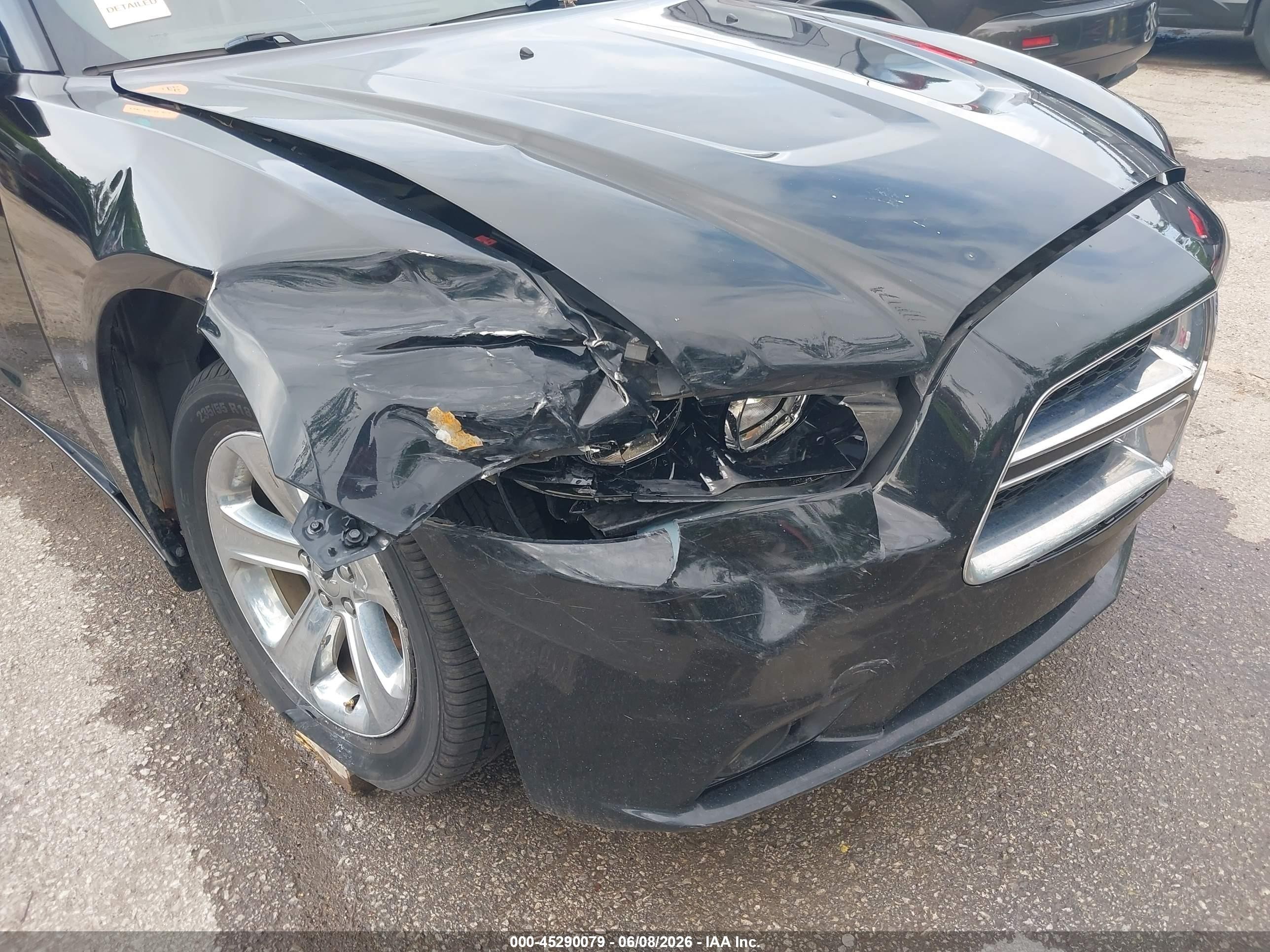 2012 Dodge Charger Sxt Black vin: 2C3CDXHG7CH272173