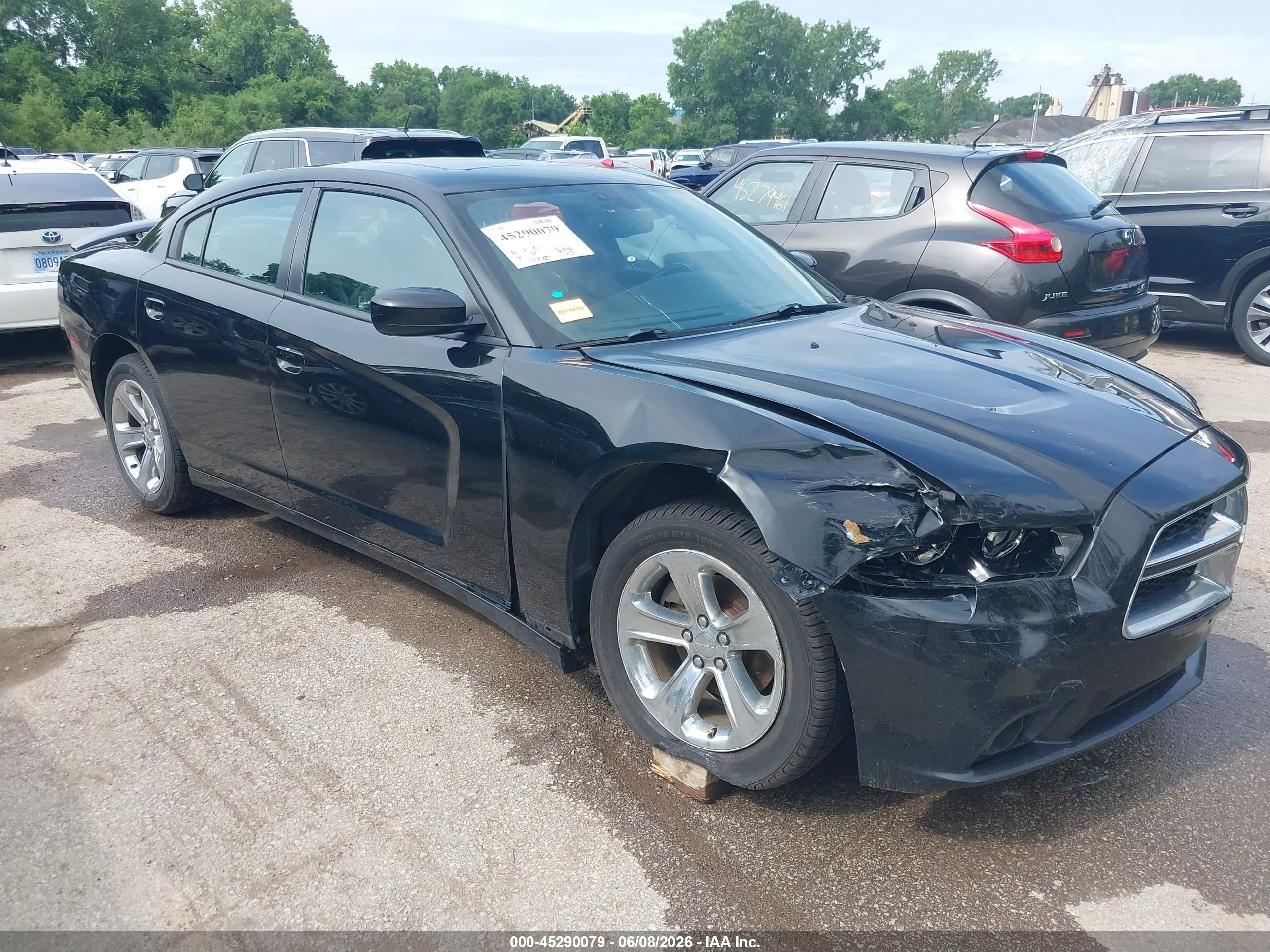 2012 Dodge Charger Sxt Black vin: 2C3CDXHG7CH272173