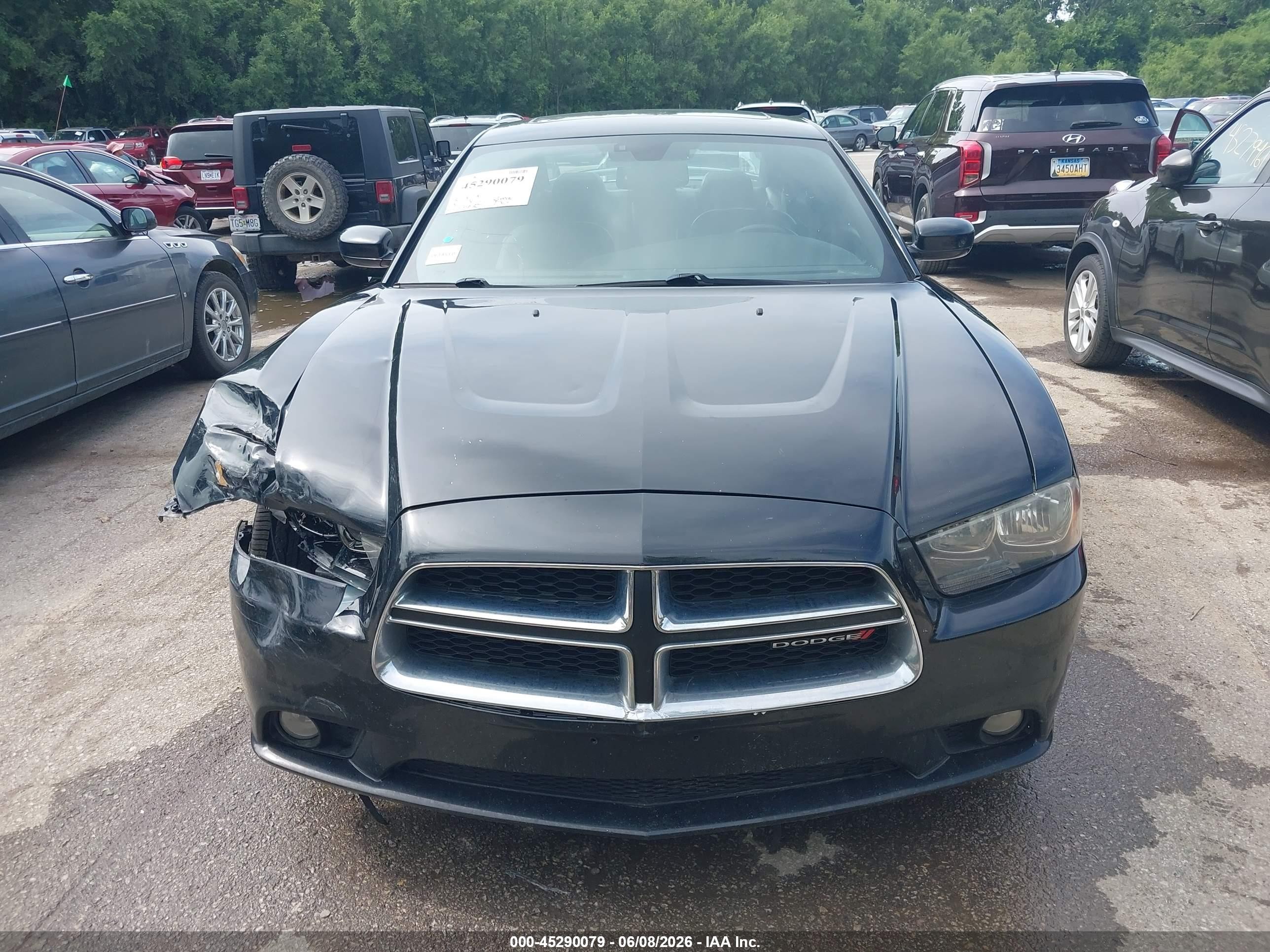 2012 Dodge Charger Sxt Black vin: 2C3CDXHG7CH272173