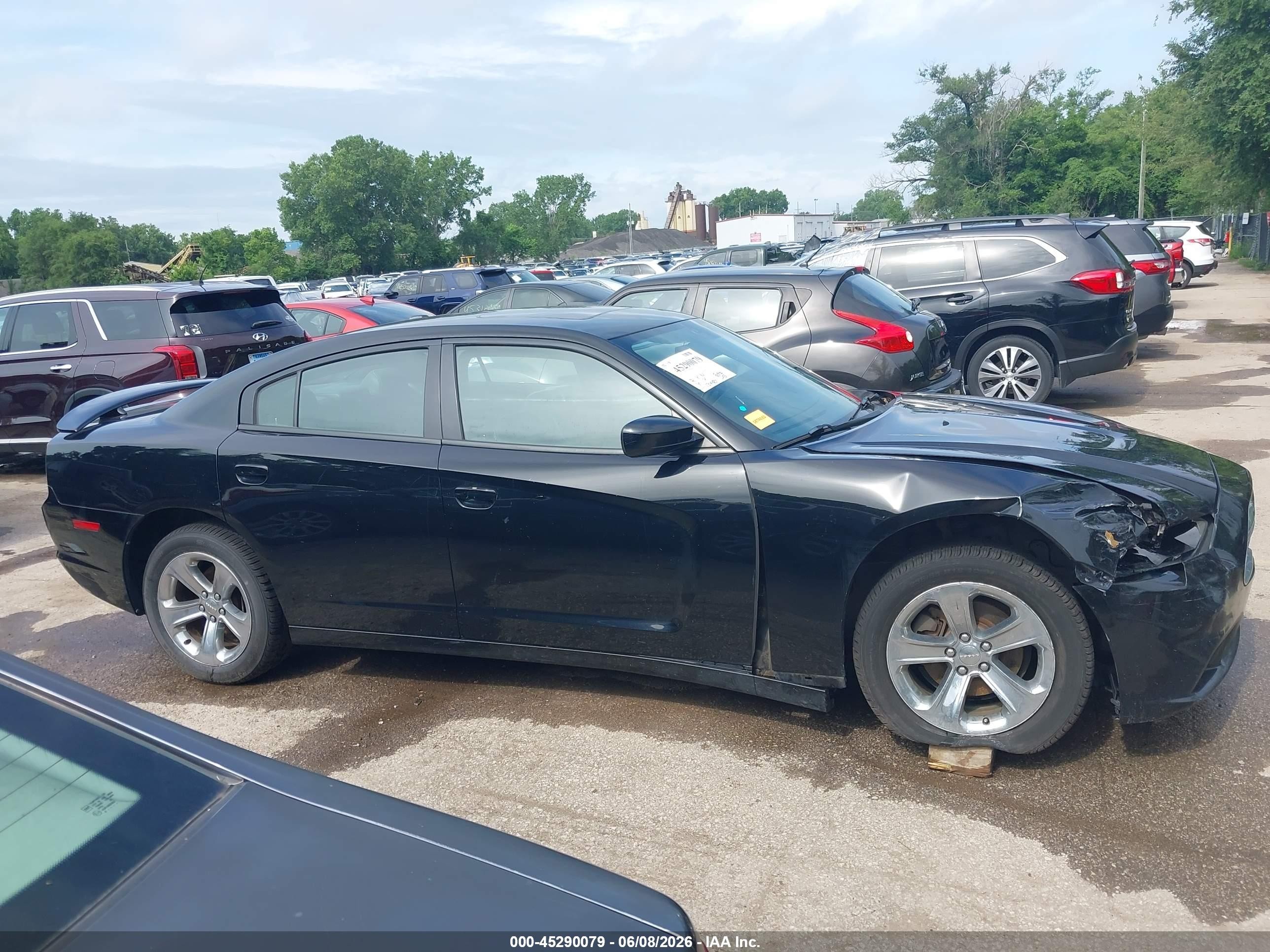 2012 Dodge Charger Sxt Black vin: 2C3CDXHG7CH272173