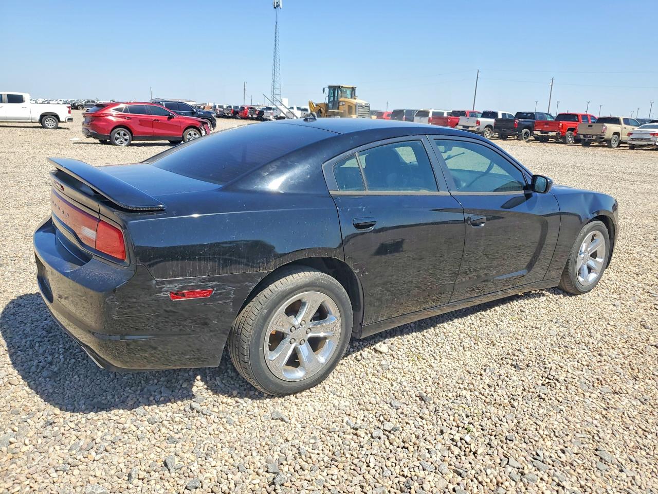 2013 Dodge Charger Sxt Black vin: 2C3CDXHG7DH522352