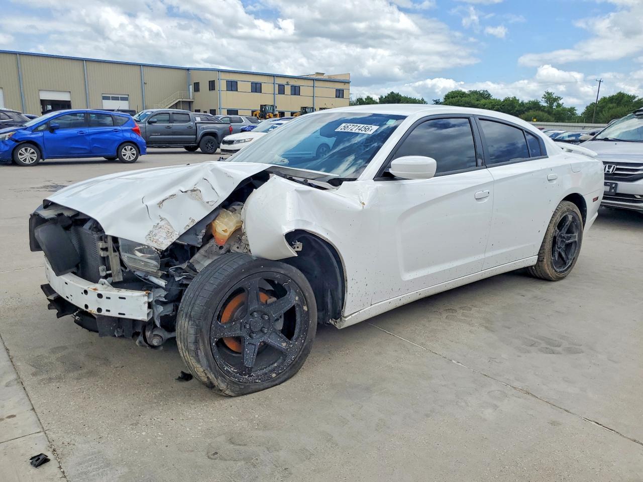 2013 Dodge Charger Sxt White vin: 2C3CDXHG7DH526739