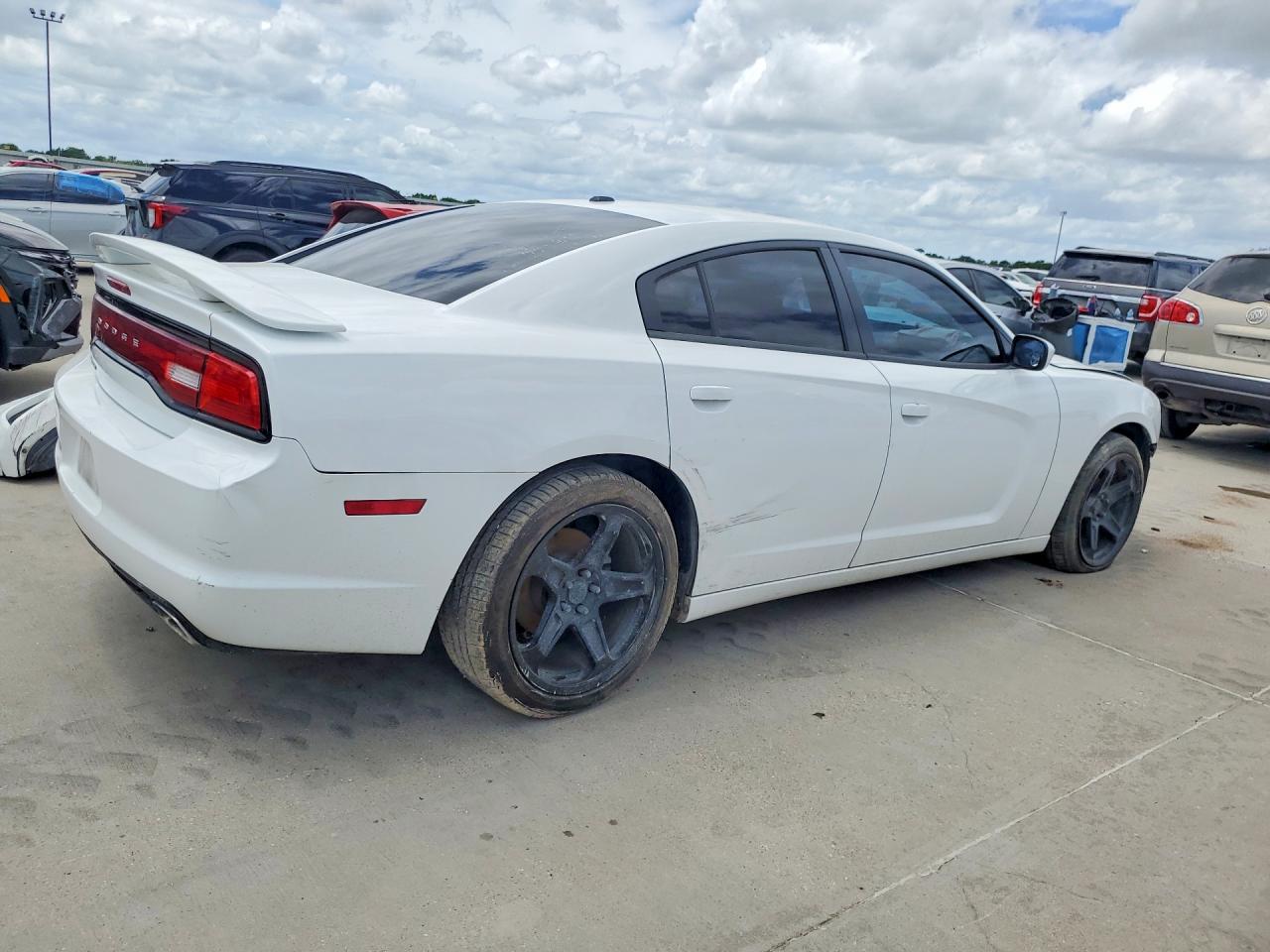 2013 Dodge Charger Sxt White vin: 2C3CDXHG7DH526739