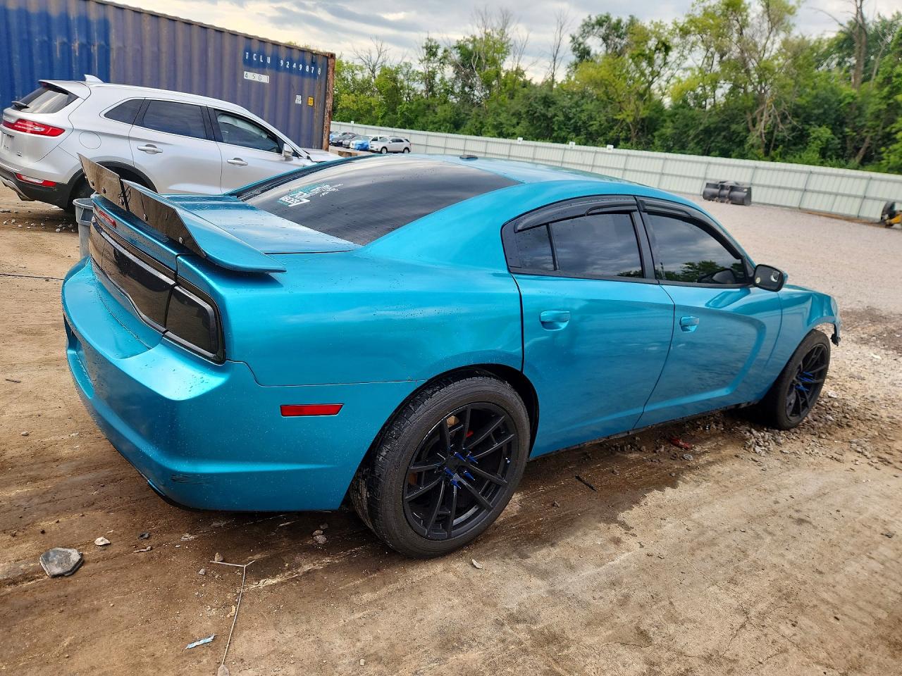 2013 Dodge Charger Sxt Teal vin: 2C3CDXHG7DH592613