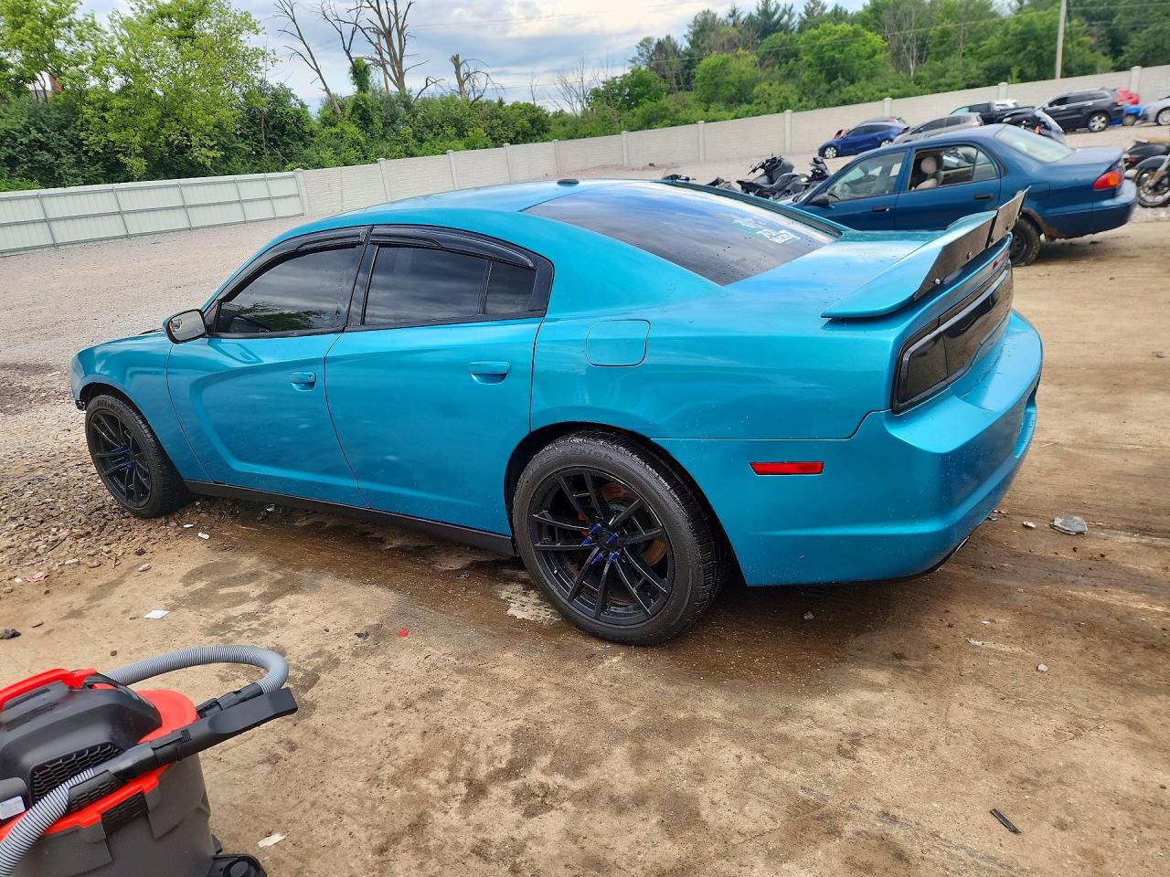 2013 Dodge Charger Sxt Teal vin: 2C3CDXHG7DH592613