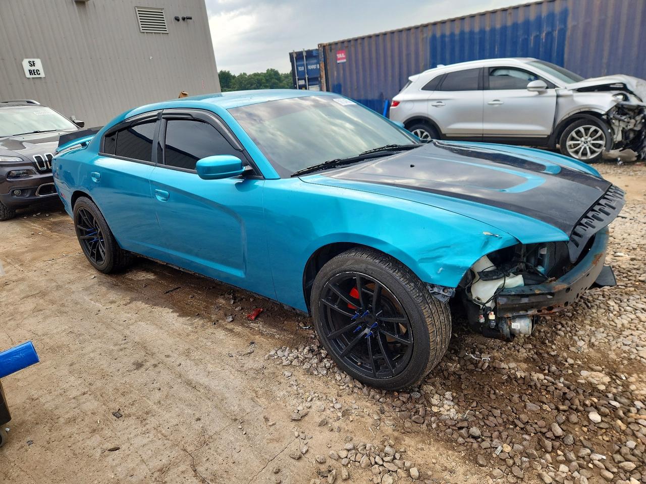 2013 Dodge Charger Sxt Teal vin: 2C3CDXHG7DH592613