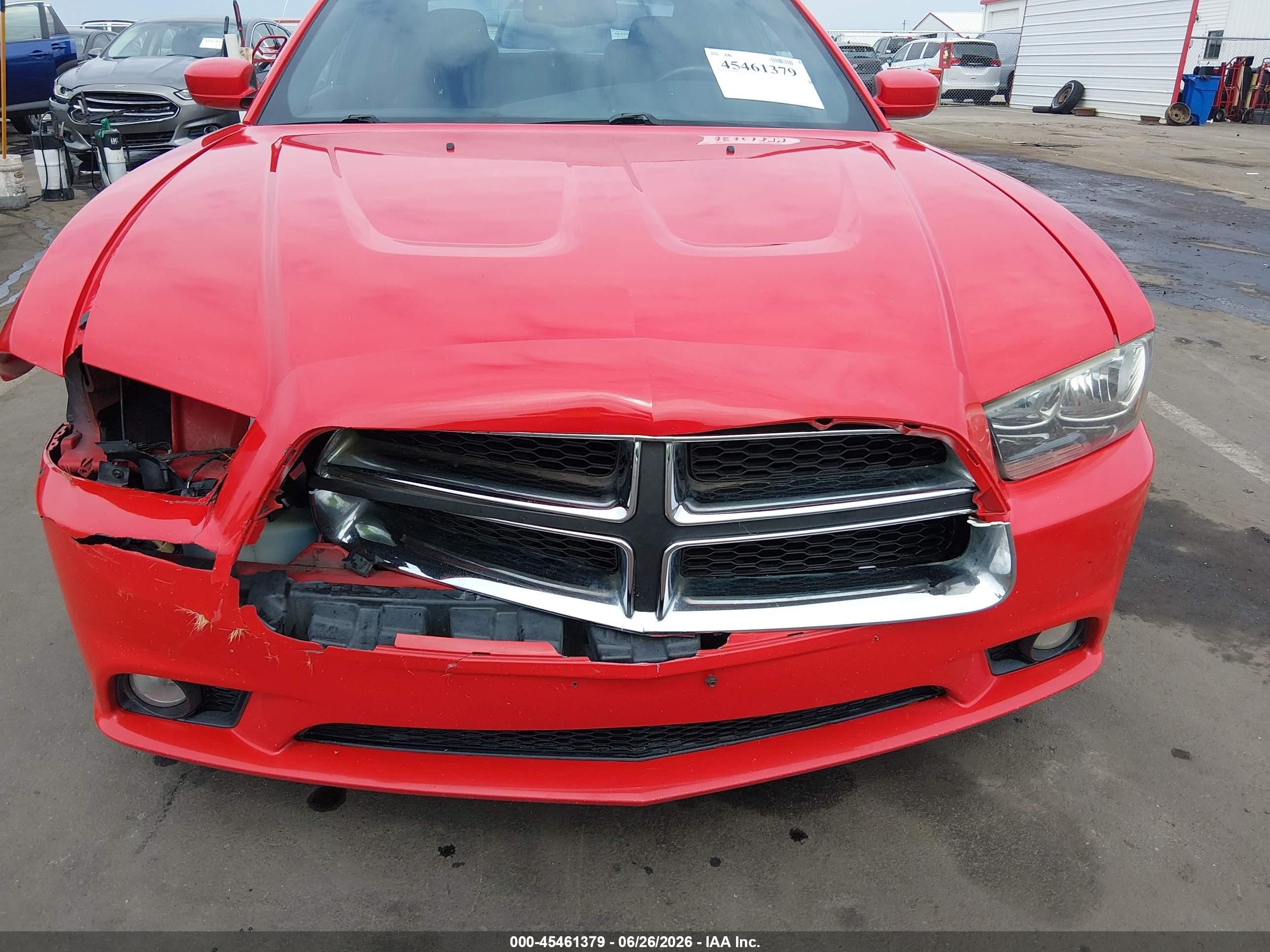 2014 Dodge Charger Sxt Red vin: 2C3CDXHG7EH217435