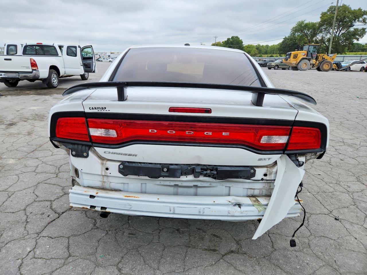 2014 Dodge Charger Sxt White vin: 2C3CDXHG7EH325070