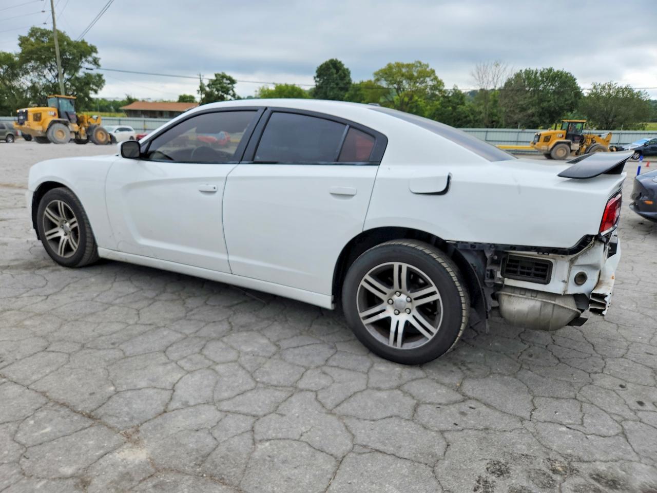 2014 Dodge Charger Sxt White vin: 2C3CDXHG7EH325070