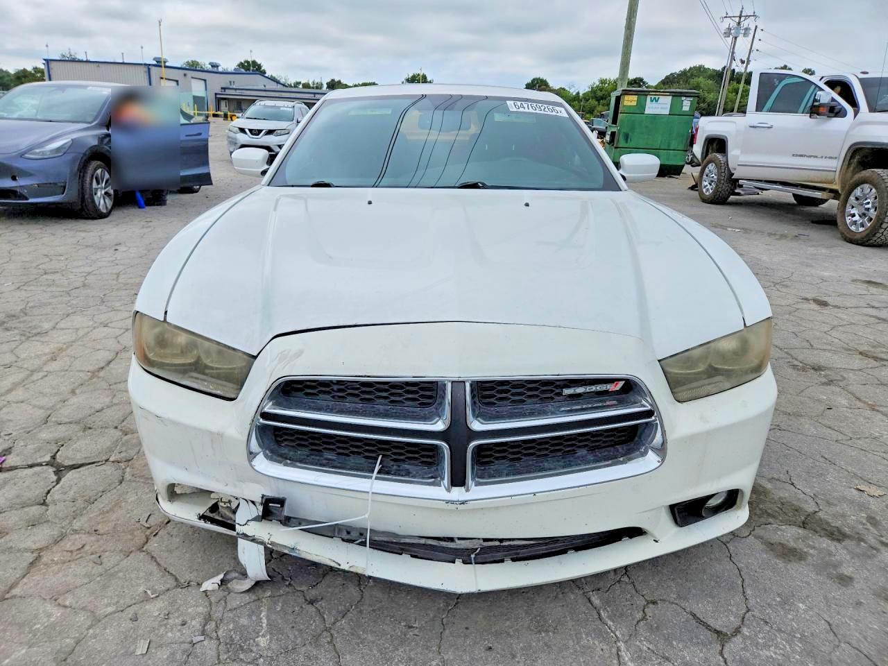 2014 Dodge Charger Sxt White vin: 2C3CDXHG7EH325070
