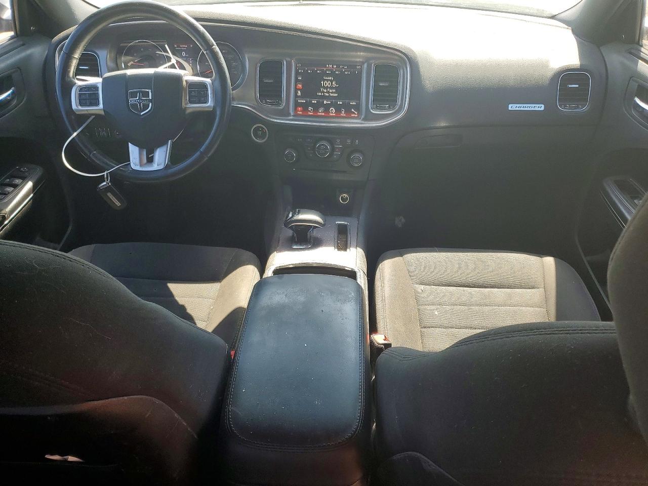 2014 Dodge Charger Sxt White vin: 2C3CDXHG7EH334318