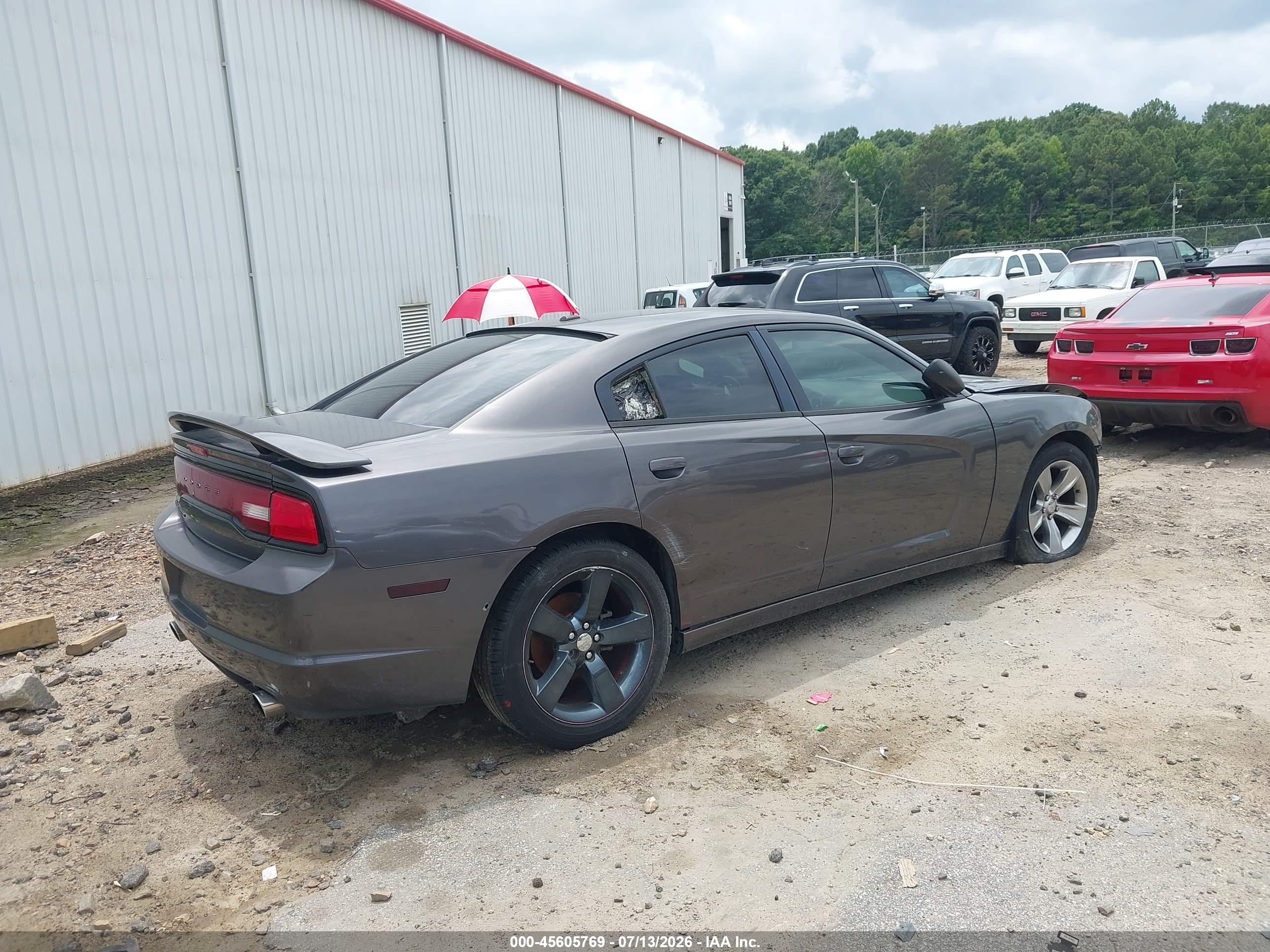 2014 Dodge Charger Sxt Gray vin: 2C3CDXHG7EH353919