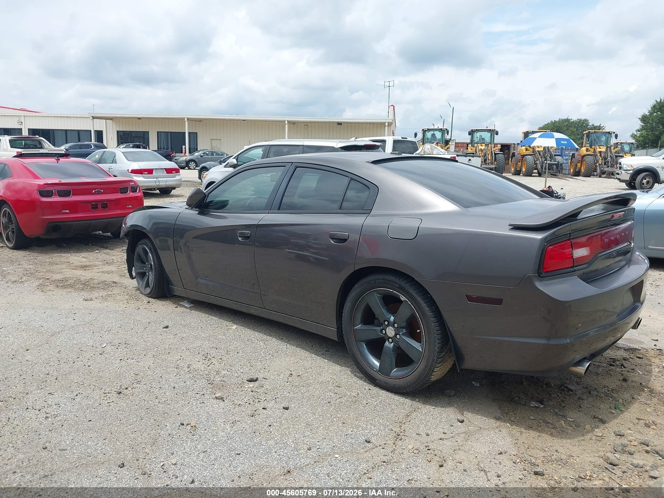2014 Dodge Charger Sxt Gray vin: 2C3CDXHG7EH353919