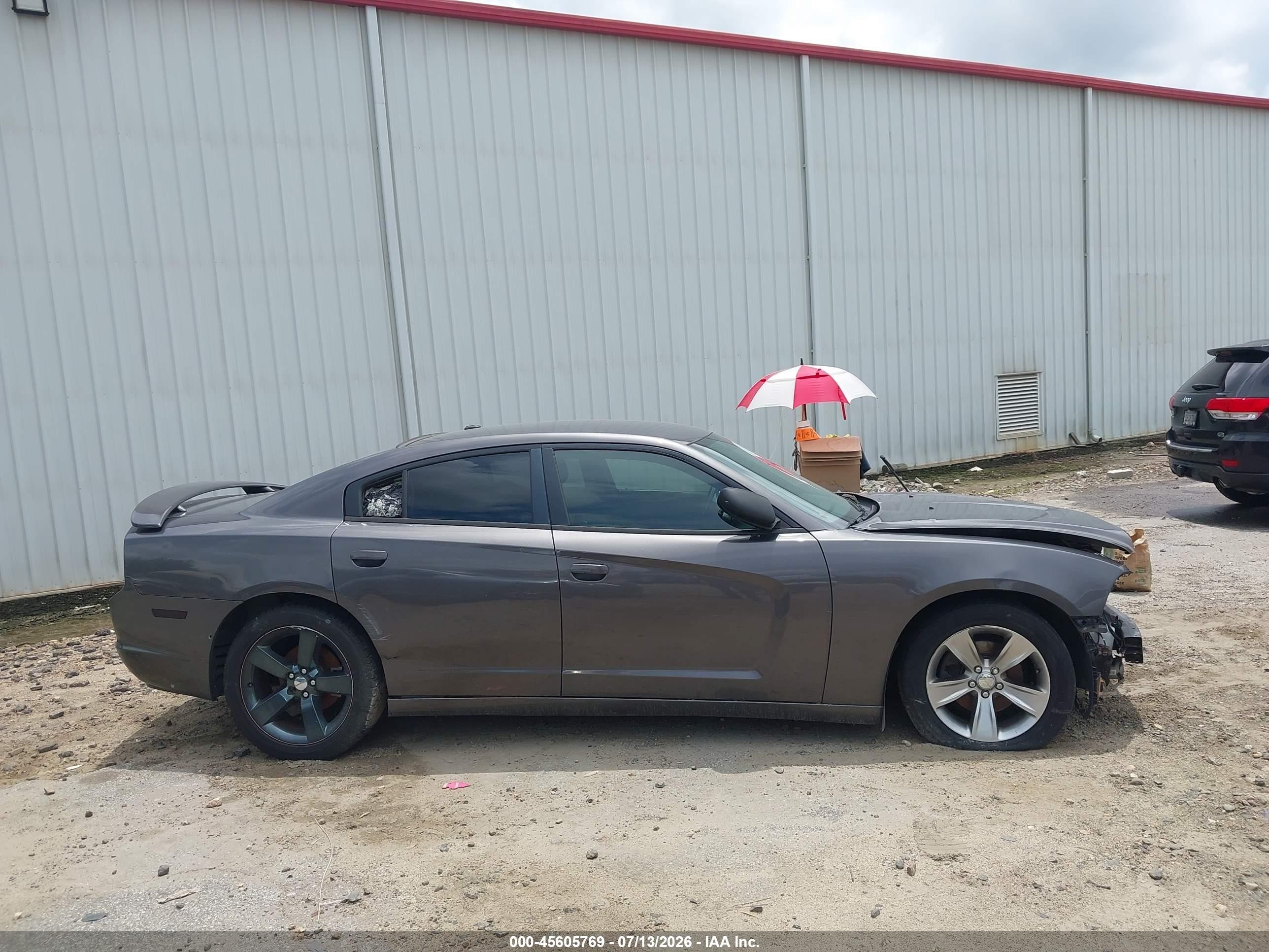 2014 Dodge Charger Sxt Gray vin: 2C3CDXHG7EH353919