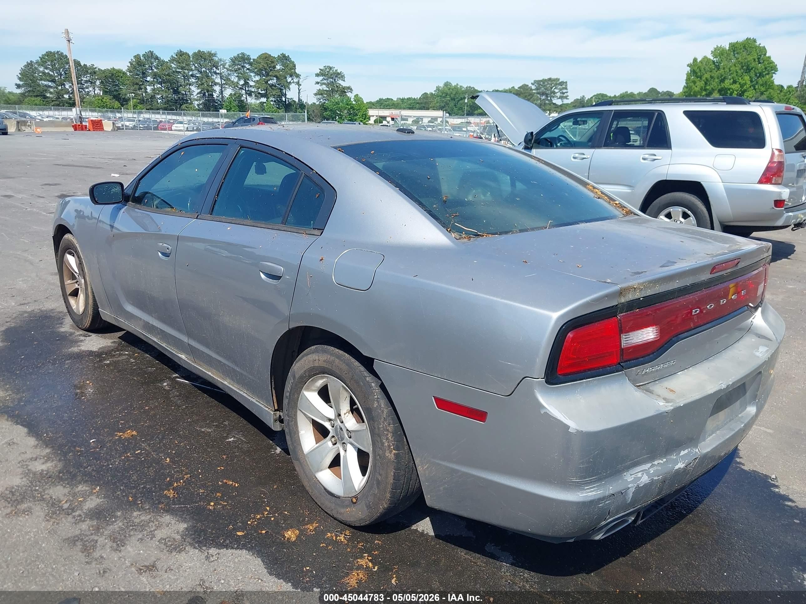 2014 Dodge Charger Sxt Gray vin: 2C3CDXHG7EH361860