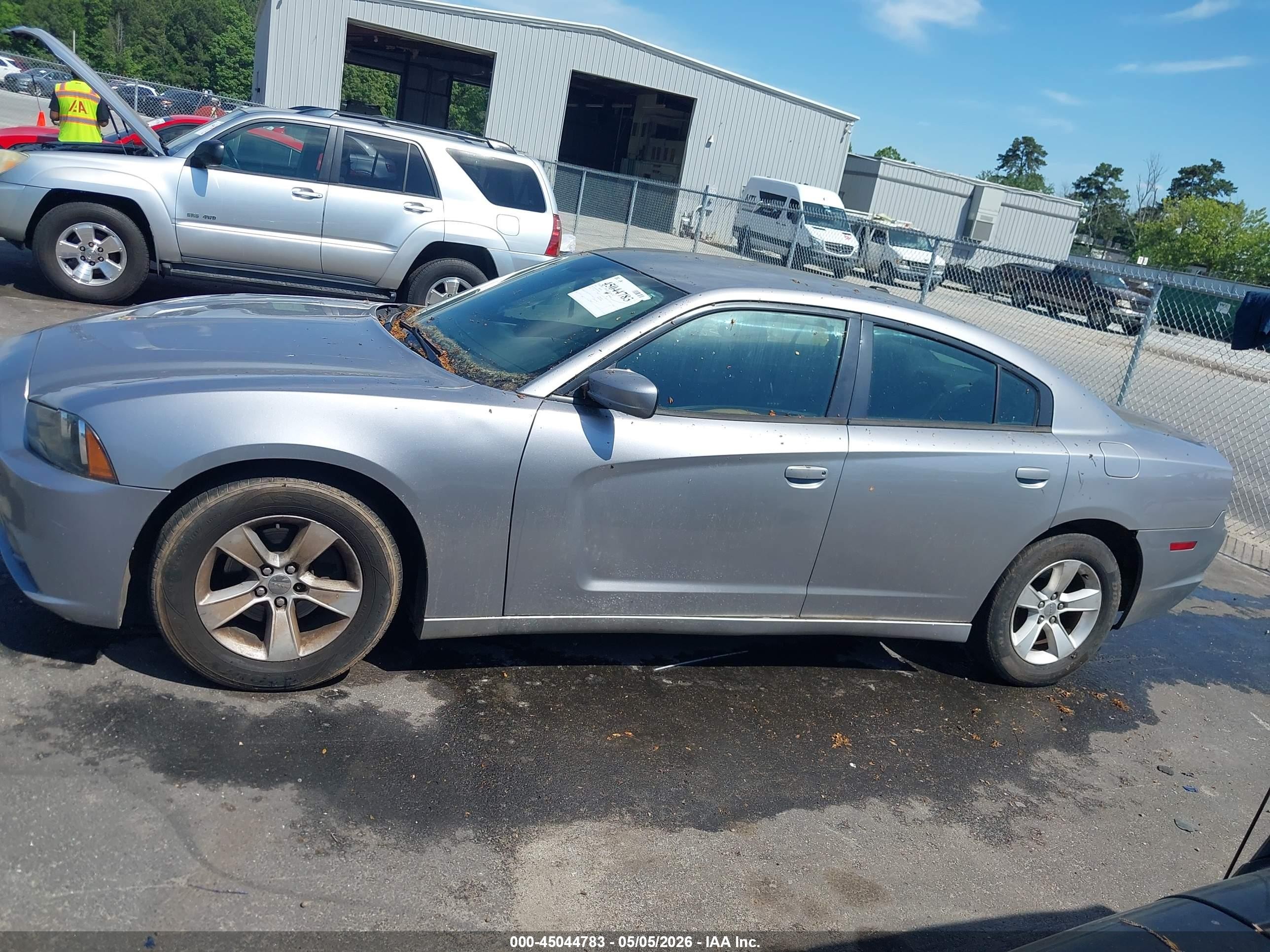2014 Dodge Charger Sxt Gray vin: 2C3CDXHG7EH361860