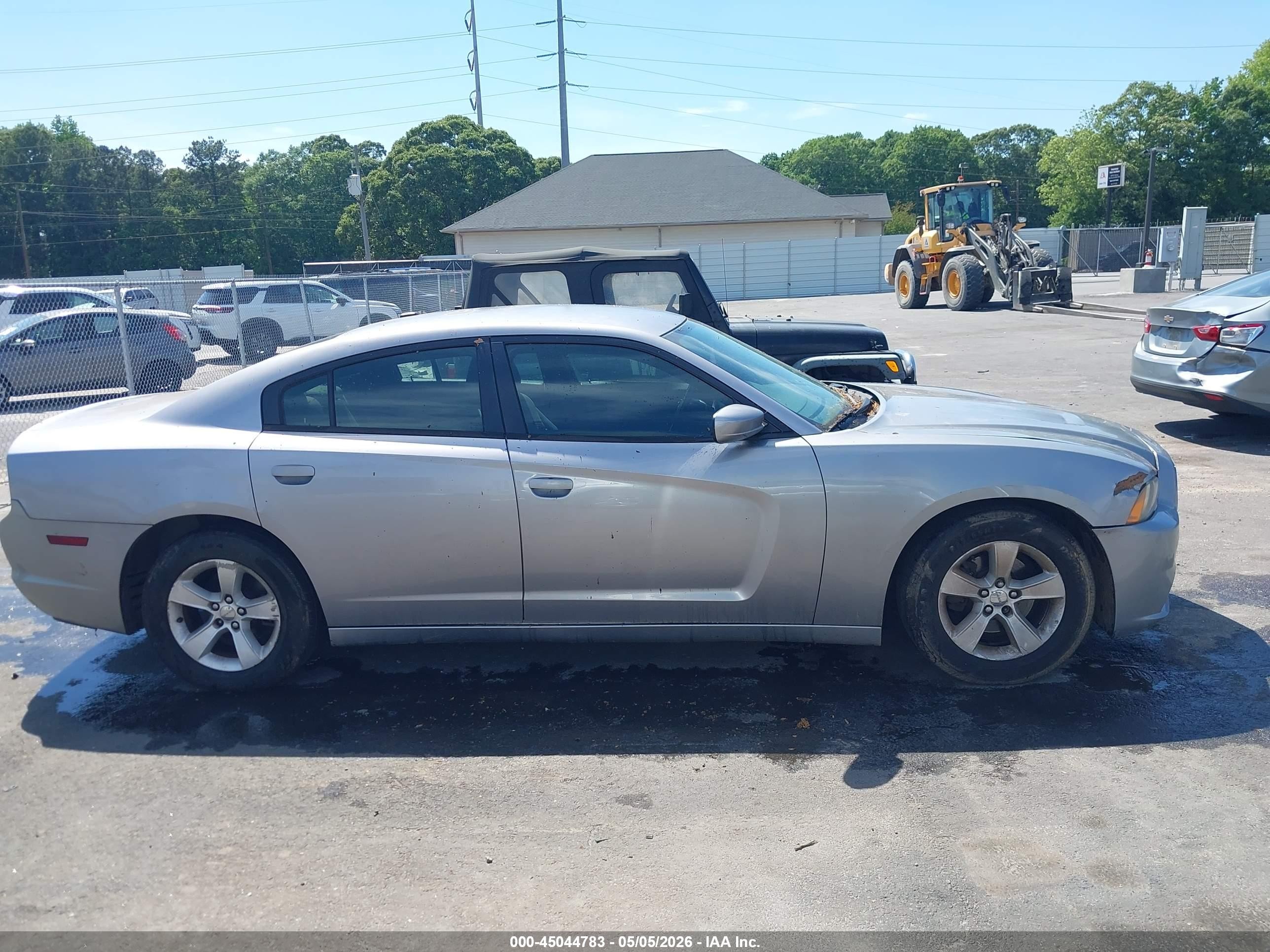 2014 Dodge Charger Sxt Gray vin: 2C3CDXHG7EH361860