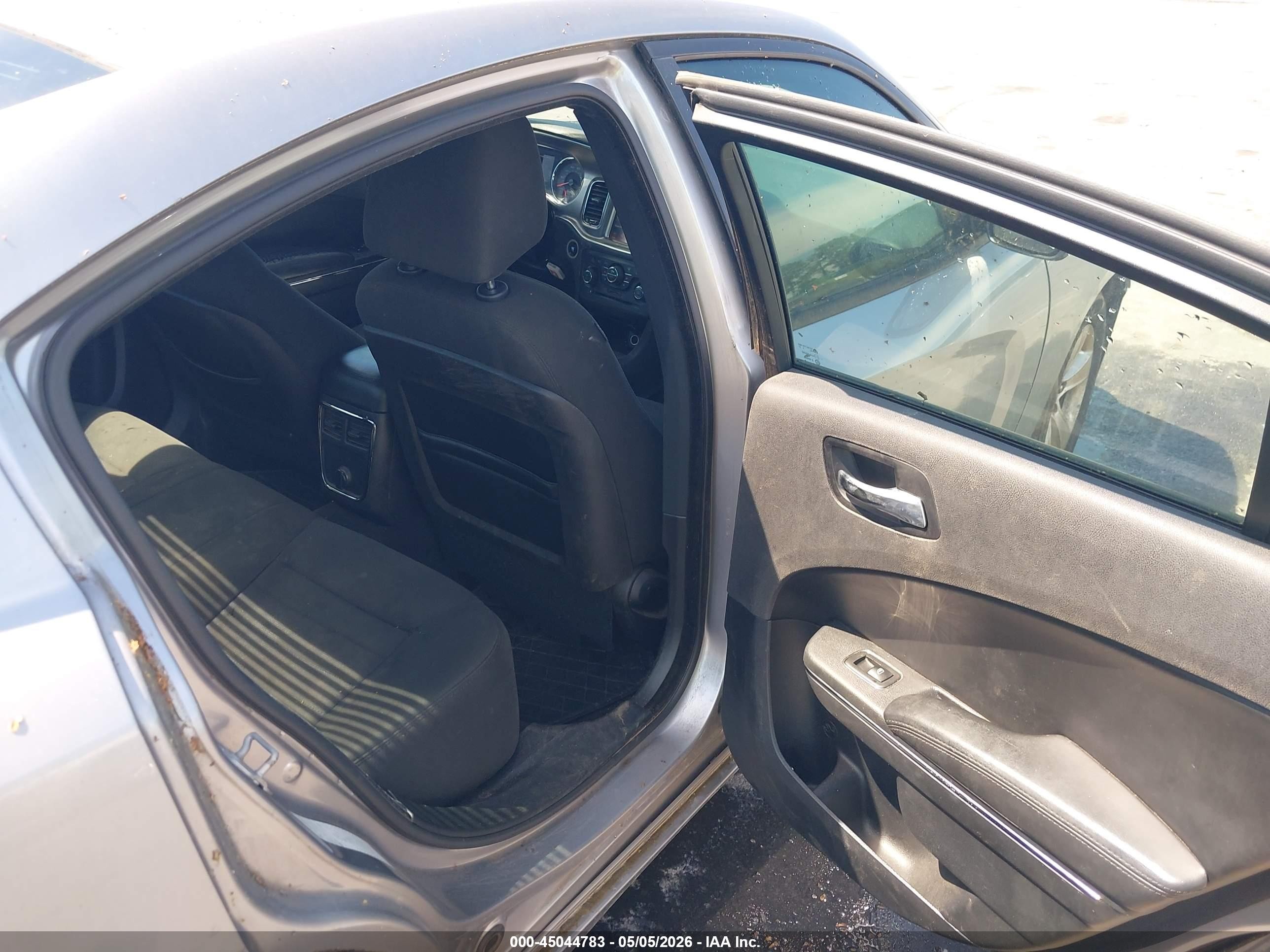 2014 Dodge Charger Sxt Gray vin: 2C3CDXHG7EH361860