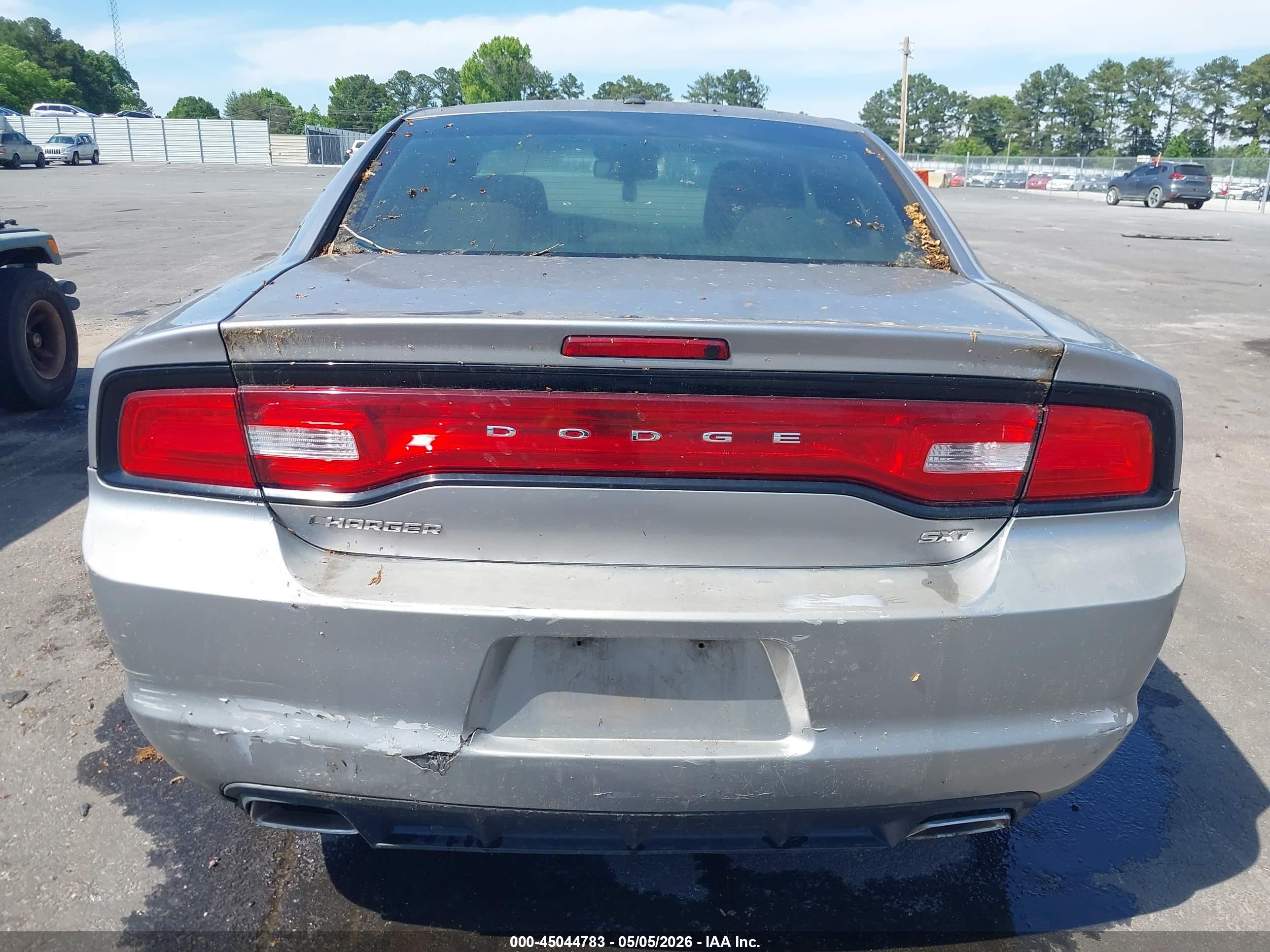 2014 Dodge Charger Sxt Gray vin: 2C3CDXHG7EH361860