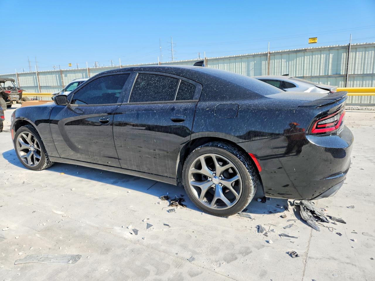 2015 Dodge Charger Sxt Black vin: 2C3CDXHG7FH738821