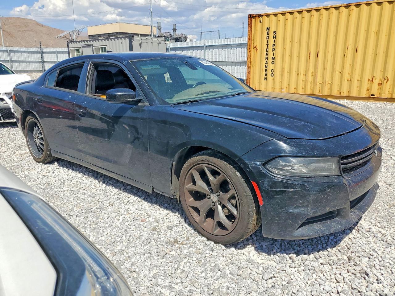 2015 Dodge Charger Sxt Black vin: 2C3CDXHG7FH832584