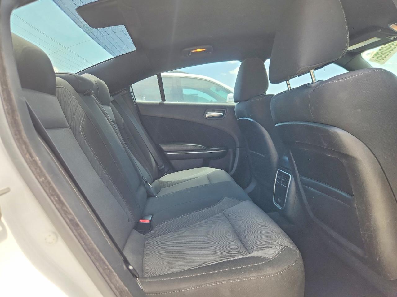 2015 Dodge Charger Sxt White vin: 2C3CDXHG7FH846839