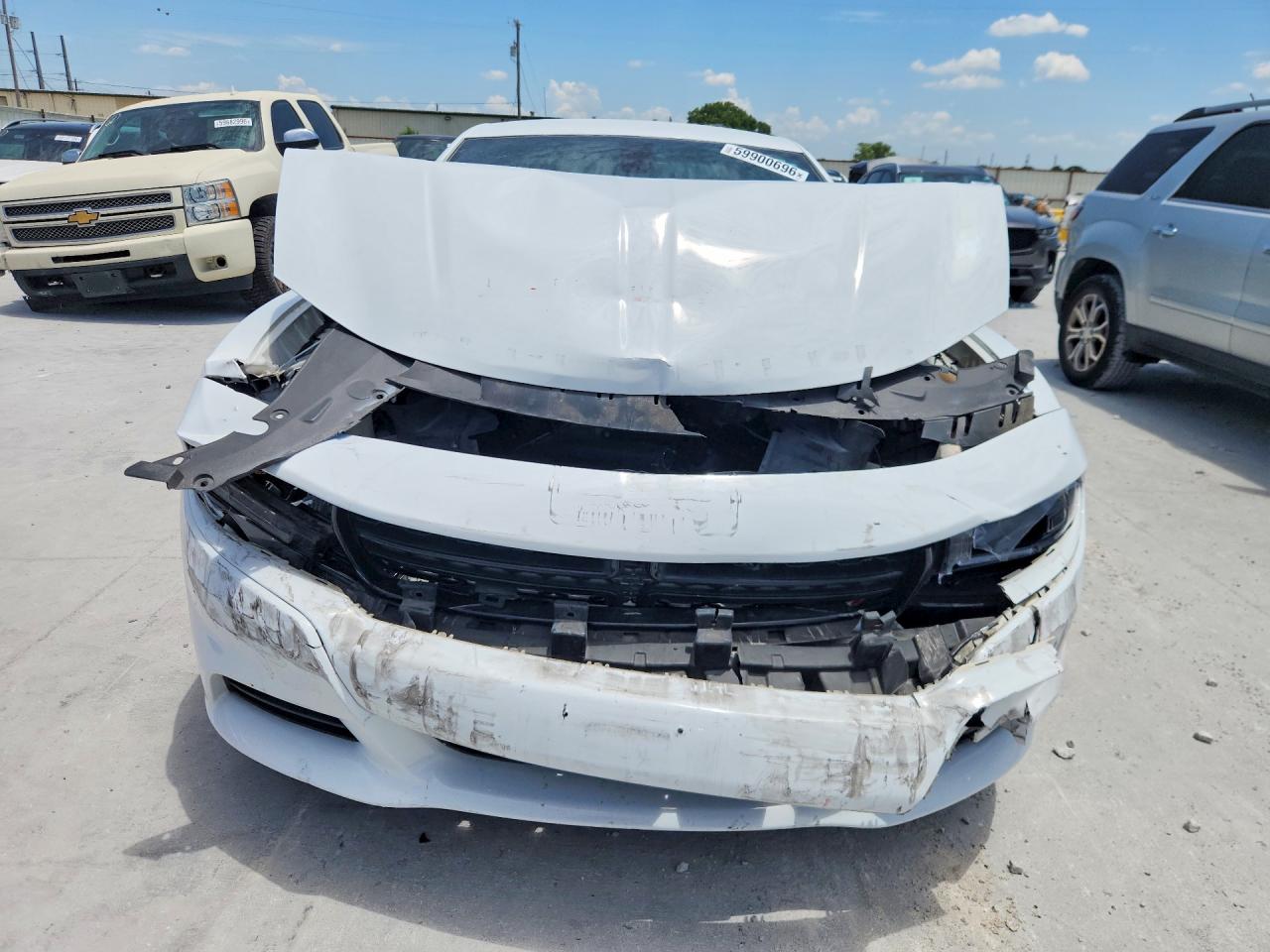 2015 Dodge Charger Sxt White vin: 2C3CDXHG7FH846839