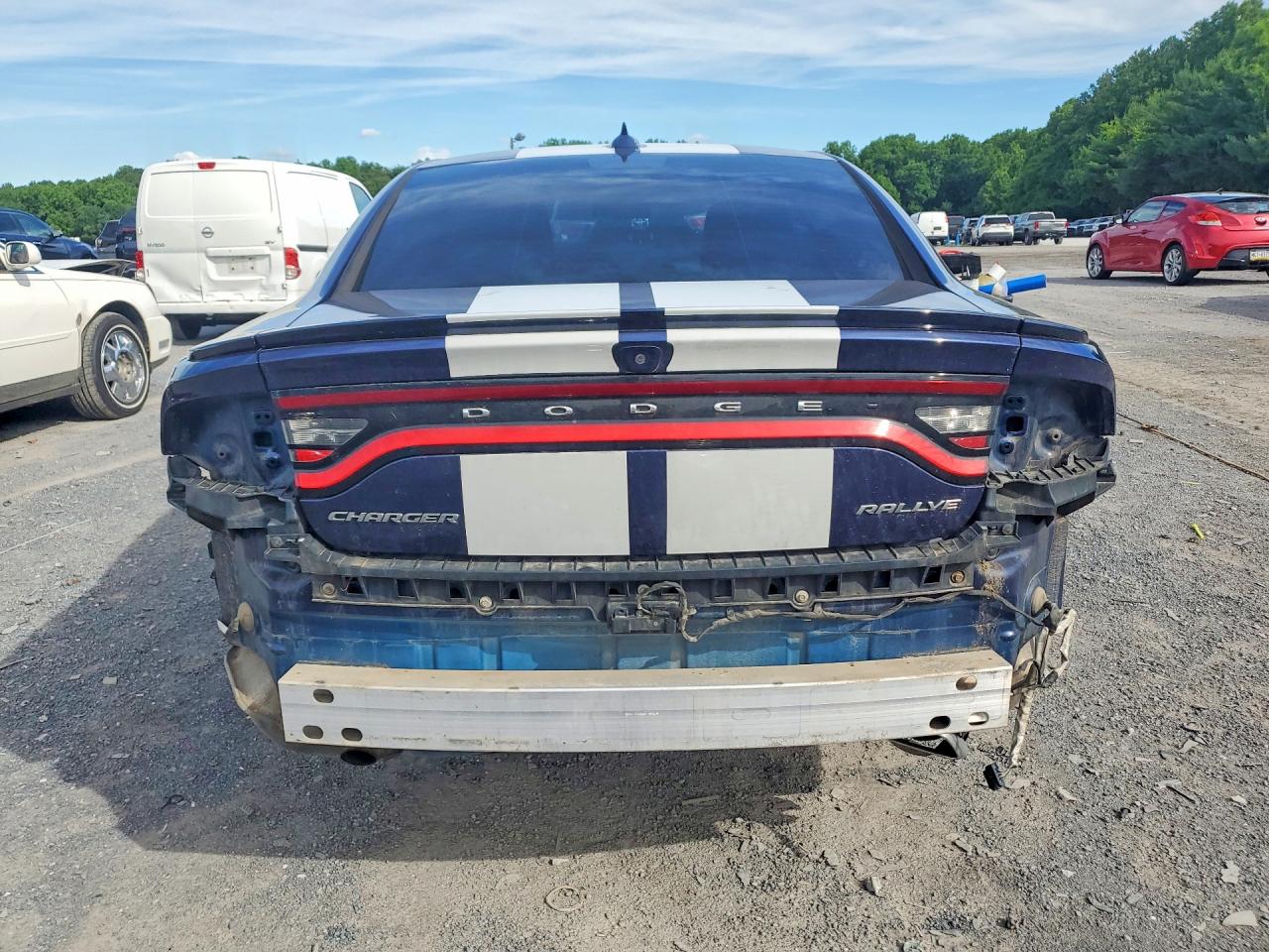 2015 Dodge Charger Sxt Blue vin: 2C3CDXHG7FH857873