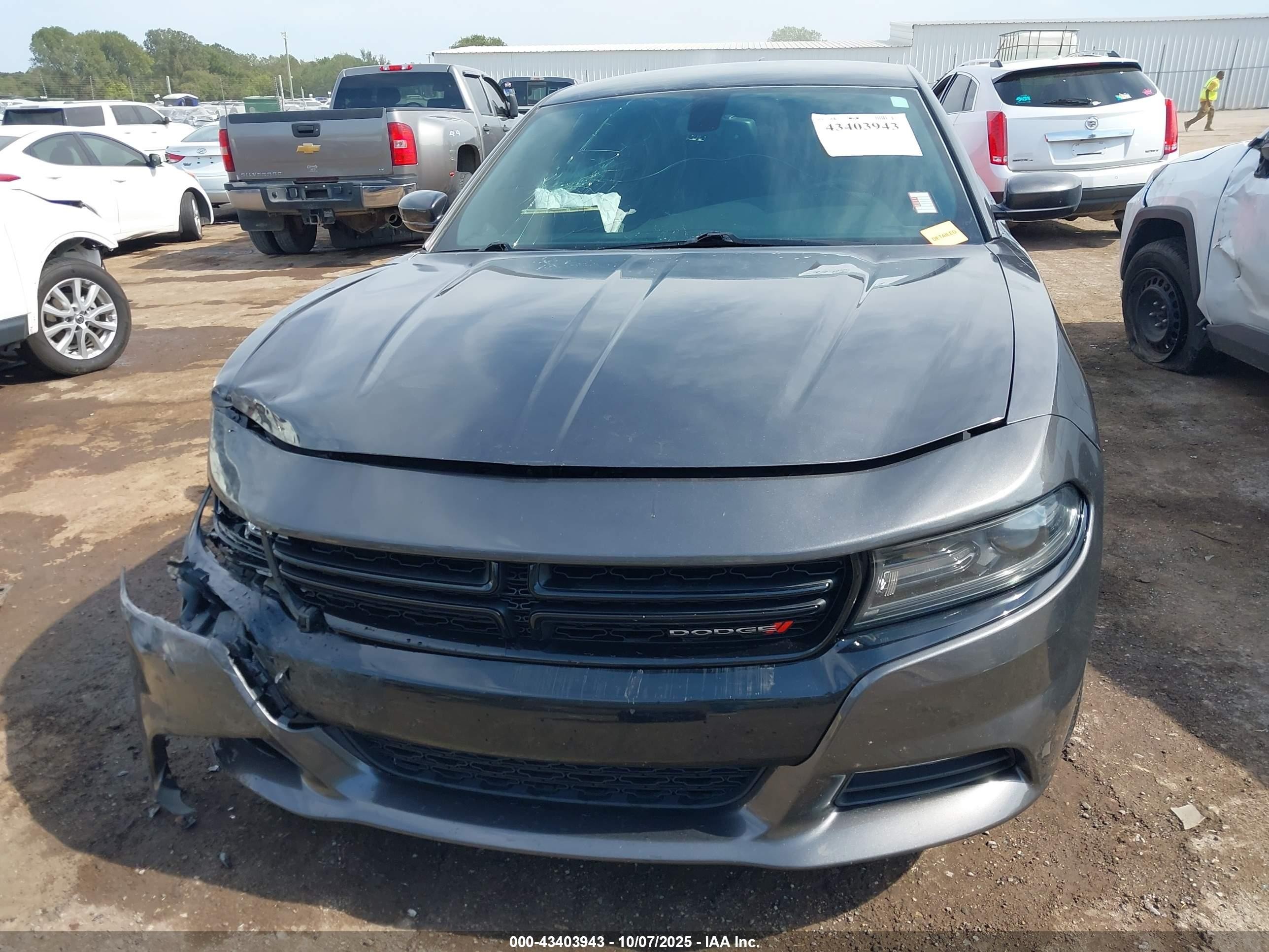 2015 Dodge Charger Sxt Gray vin: 2C3CDXHG7FH897550
