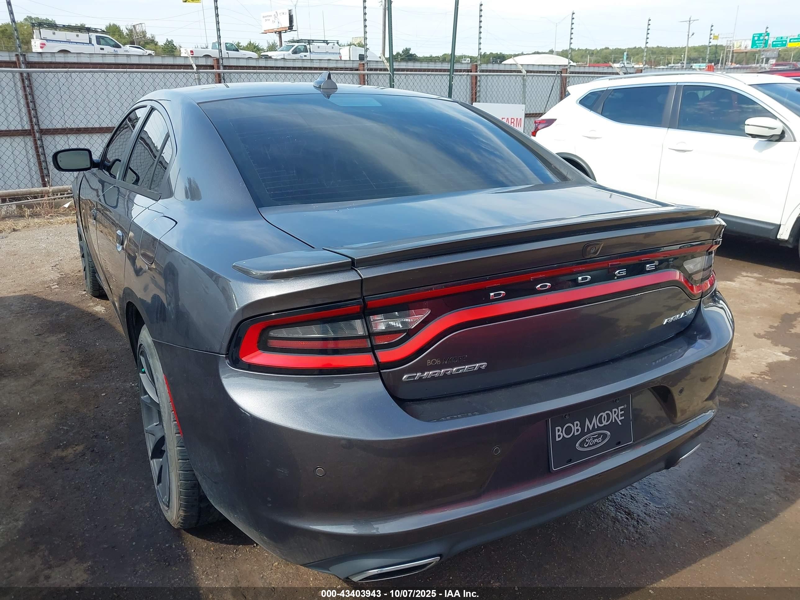 2015 Dodge Charger Sxt Gray vin: 2C3CDXHG7FH897550