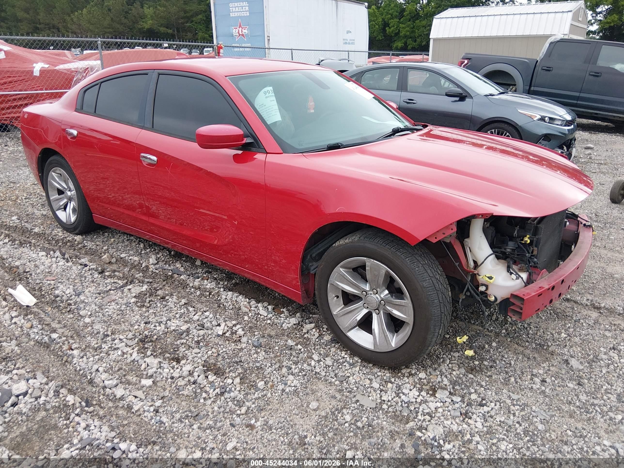 2016 Dodge Charger Sxt Red vin: 2C3CDXHG7GH276407