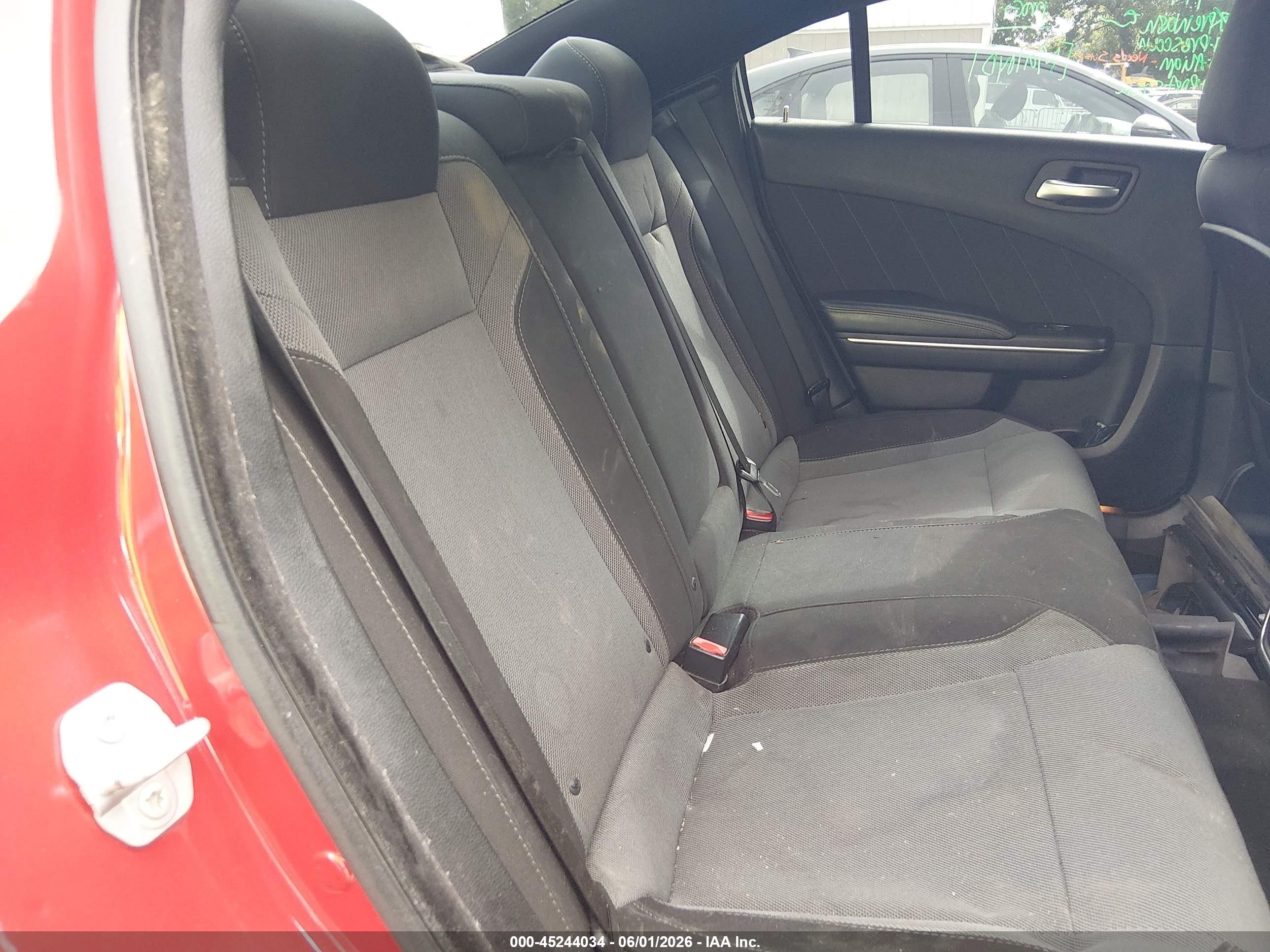 2016 Dodge Charger Sxt Red vin: 2C3CDXHG7GH276407
