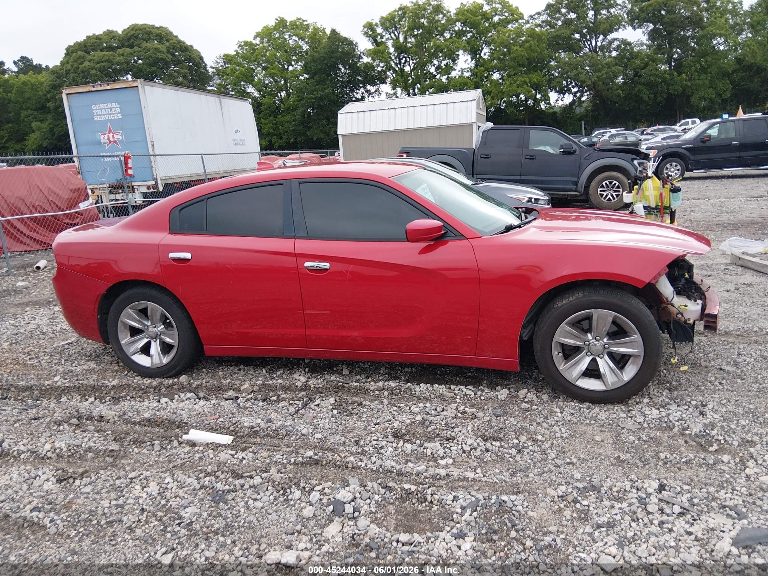 2016 Dodge Charger Sxt Red vin: 2C3CDXHG7GH276407