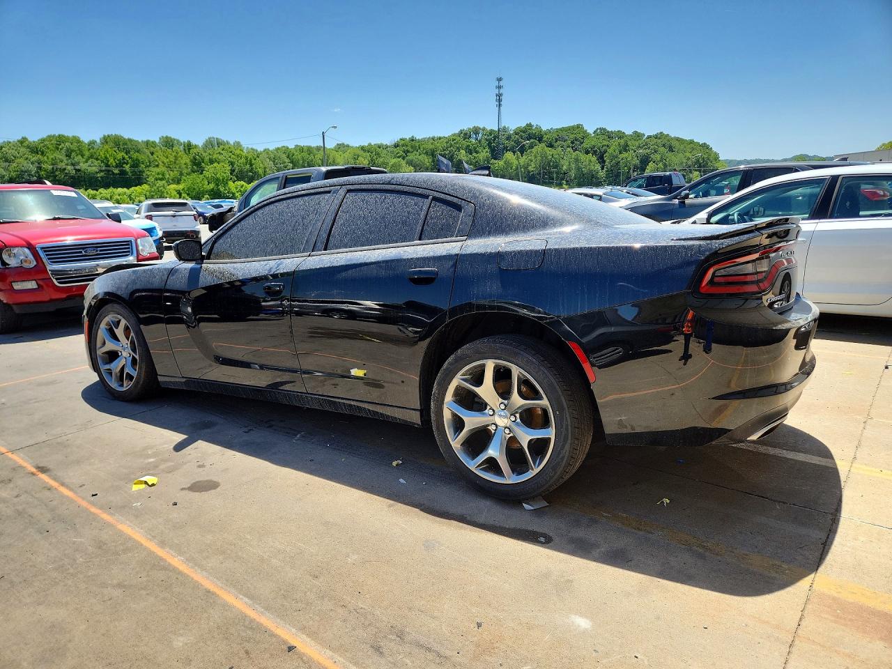 2016 Dodge Charger Sxt Black vin: 2C3CDXHG7GH292526